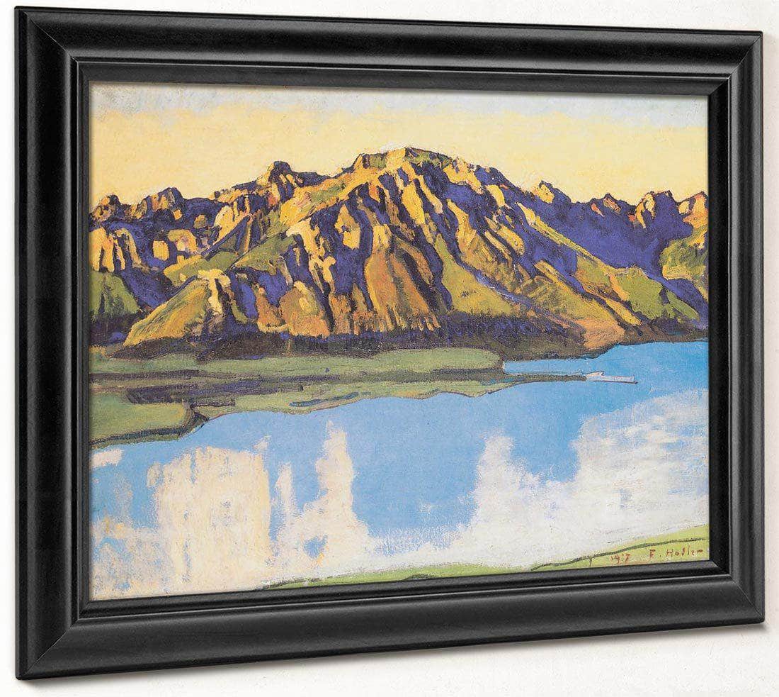 The Grammont In The Morning Sun 1917 64X90 5Cm By Ferdinand Hodler - Image 8