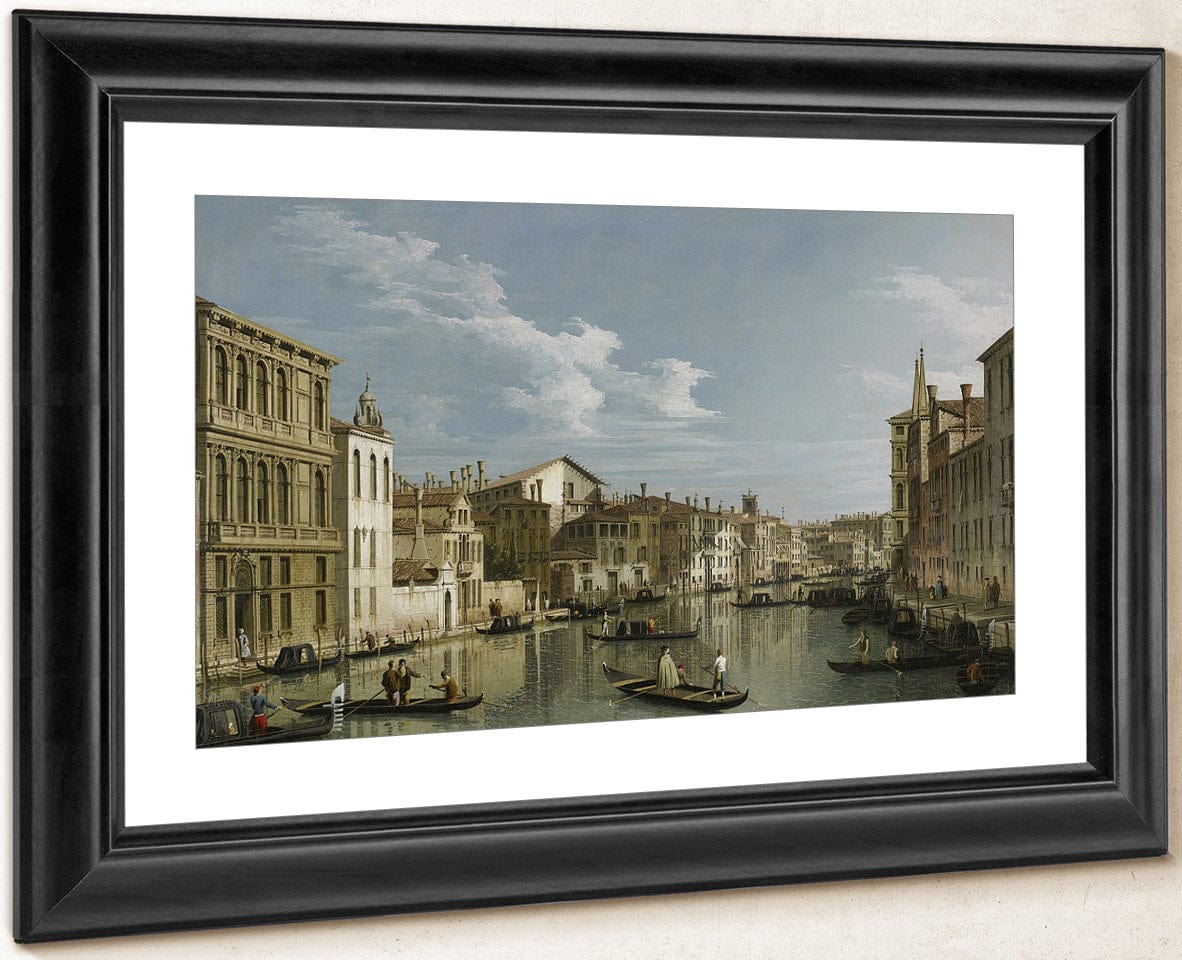 The Grand Canal In Venice From Palazzo Flangini To Campo San Marcuola By Canaletto - Image 4