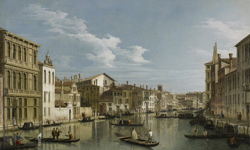 The Grand Canal In Venice From Palazzo Flangini To Campo San Marcuola By Canaletto - Image 7