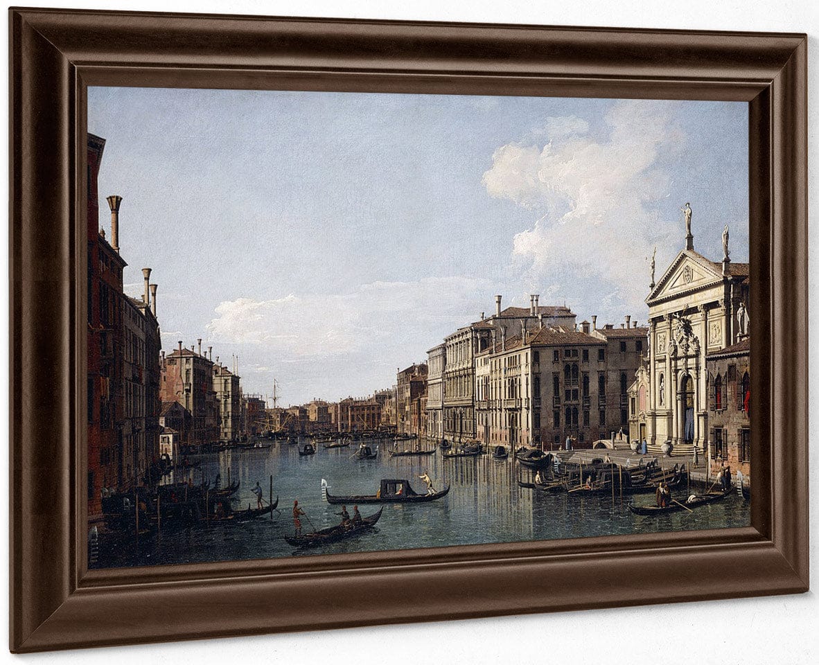 The Grand Canal Venice Looking South East From San Stae To The Fabbriche Nuove Di Rialto By Canaletto - Image 6