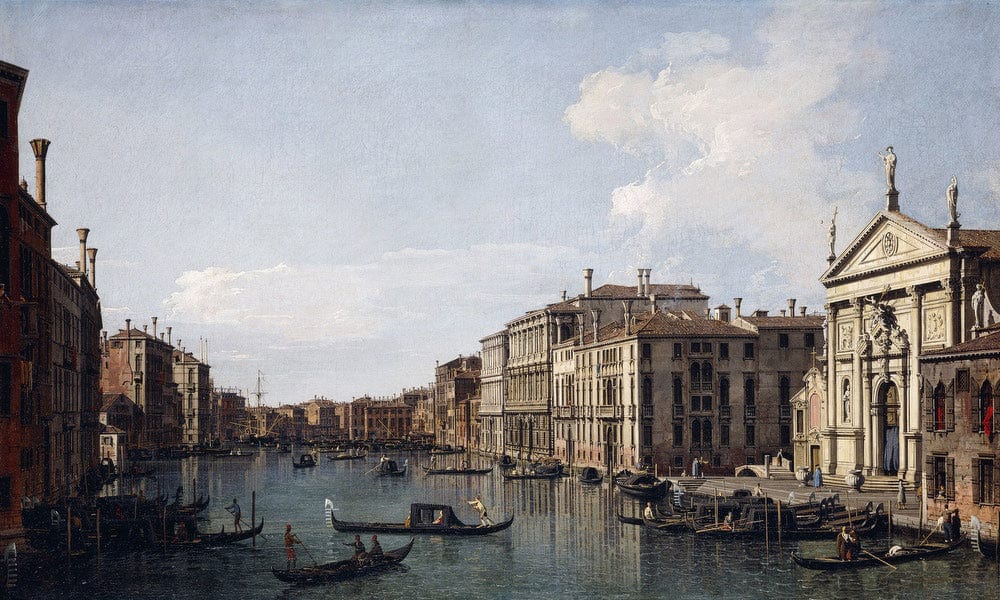 The Grand Canal Venice Looking South East From San Stae To The Fabbriche Nuove Di Rialto By Canaletto - Image 7