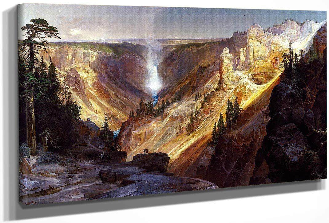 The Grand Canyon Of The Yellowstone 2 By Thomas Moran