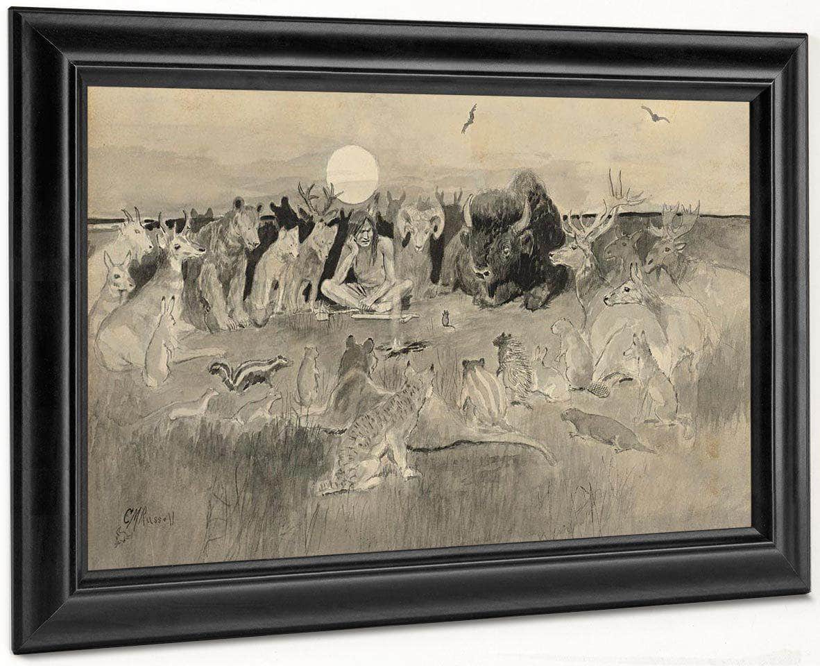The Great Game For The Rulership Of The World By Charles Marion Russell - Image 8