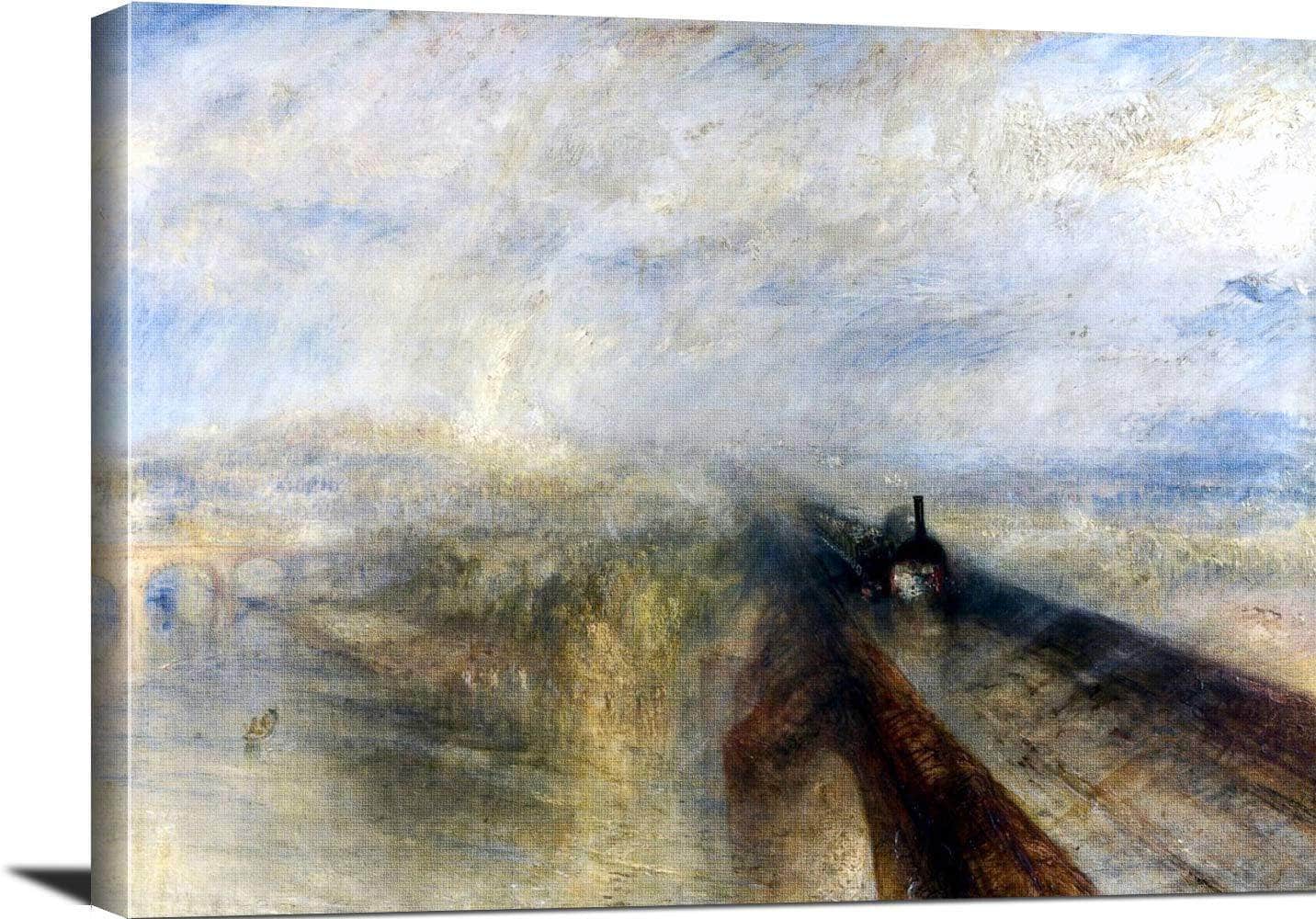 The Great Western Railway Painting Jmw Turner Canvas Art - Image 3