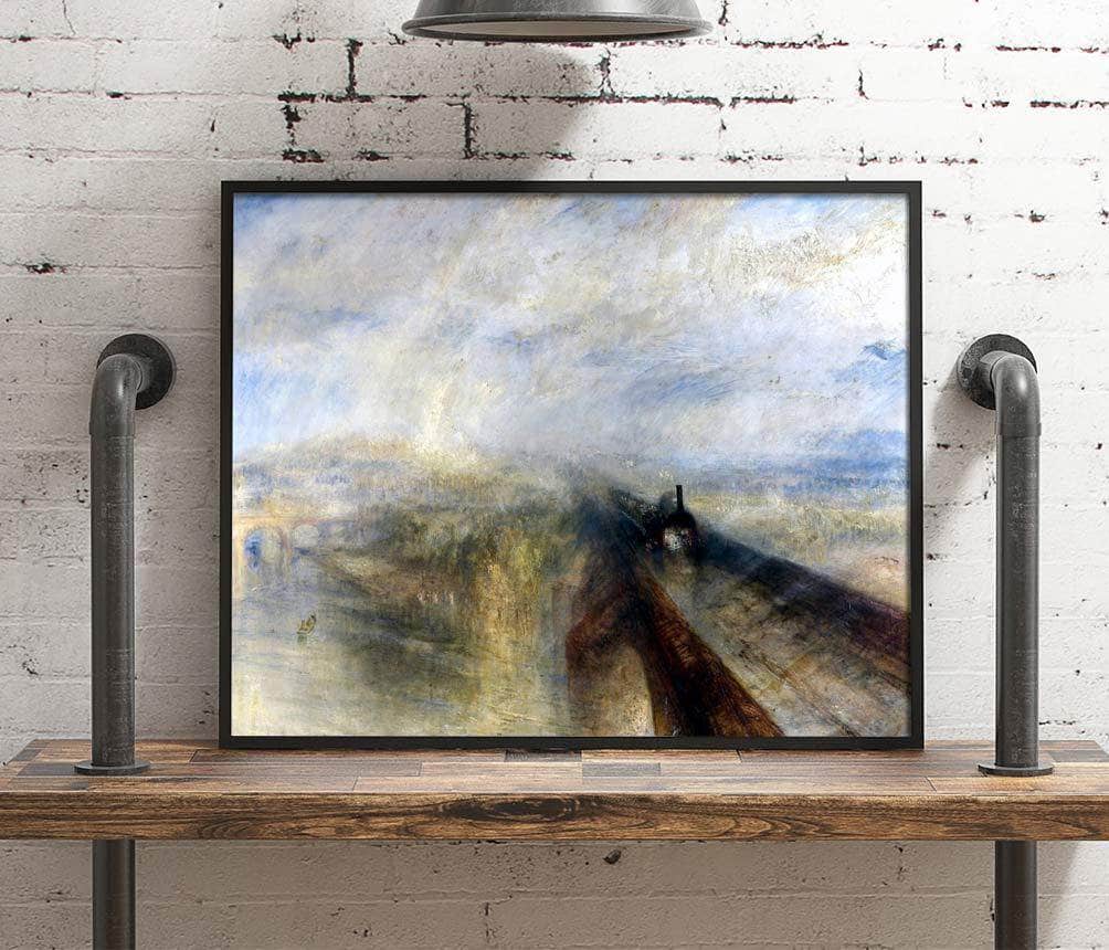 The Great Western Railway Painting Jmw Turner Canvas Art - Image 4