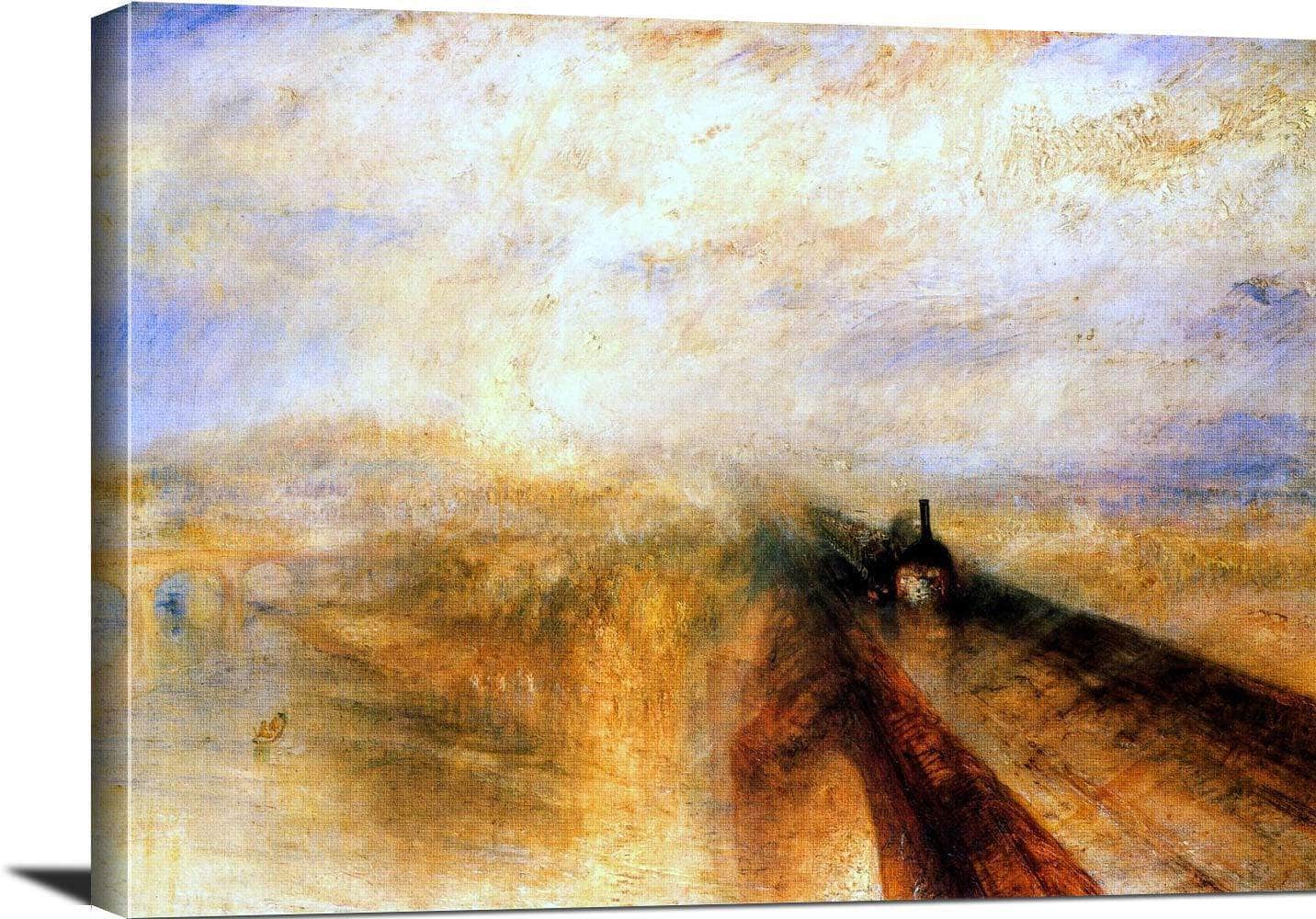 The Great Western Railway Painting Jmw Turner Repro Canvas Art - Image 3