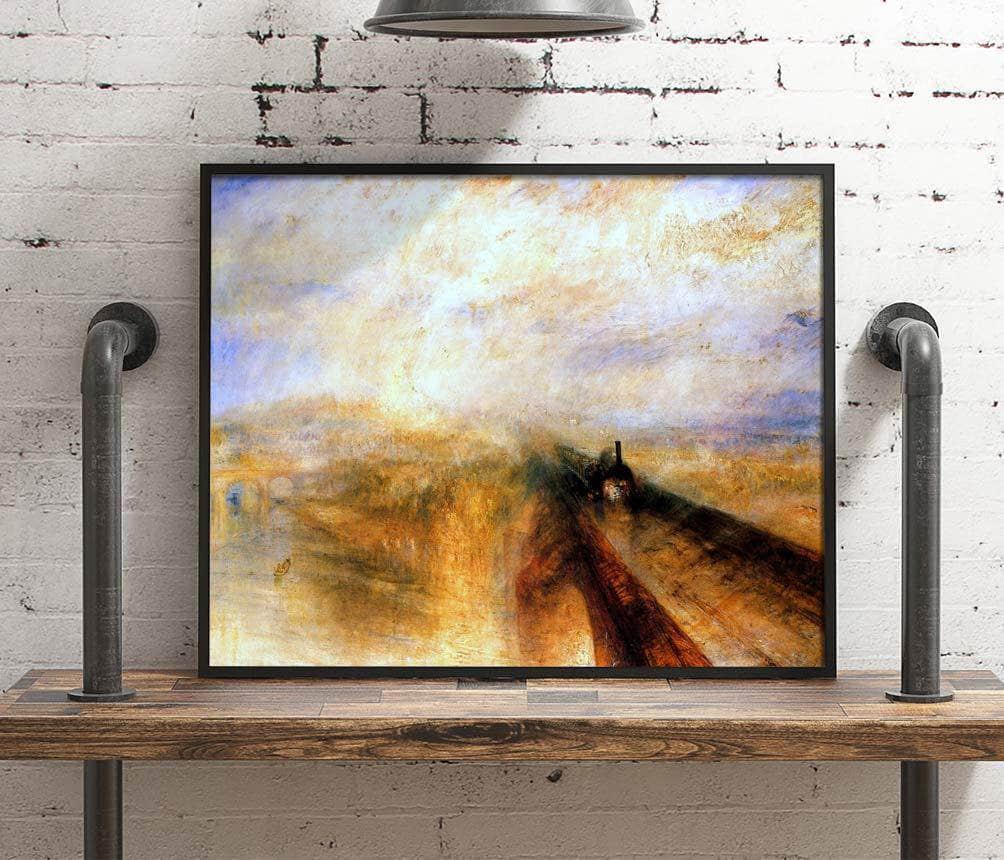 The Great Western Railway Painting Jmw Turner Repro Canvas Art - Image 4