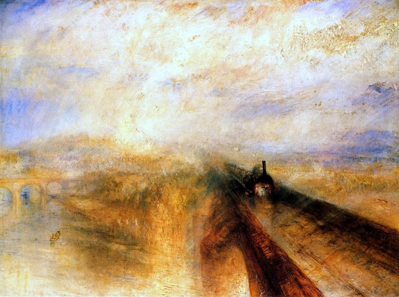 The Great Western Railway Painting Jmw Turner Repro Canvas Art - Image 5
