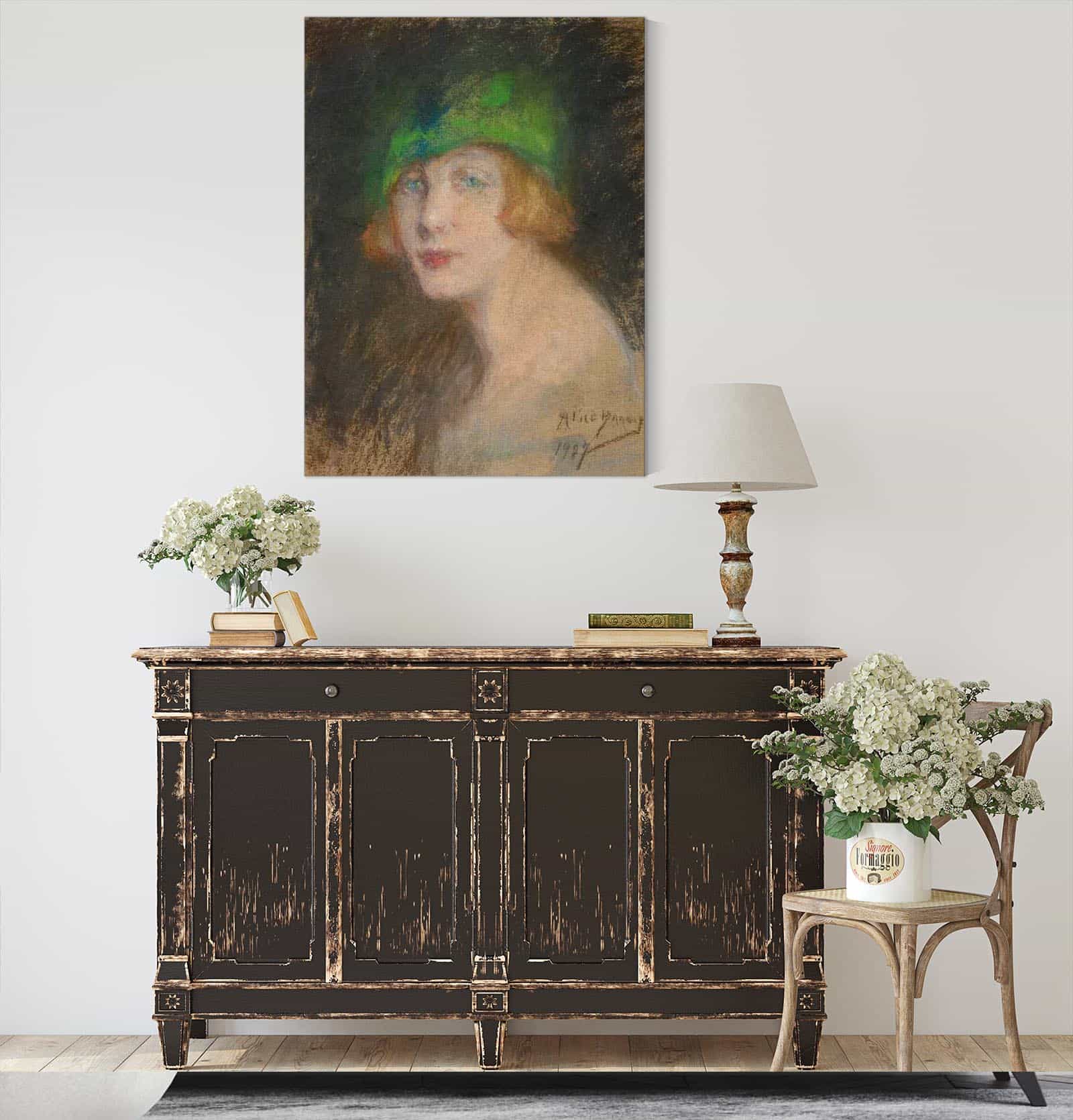 The Green Hat by Alice Pike Barney - Image 4