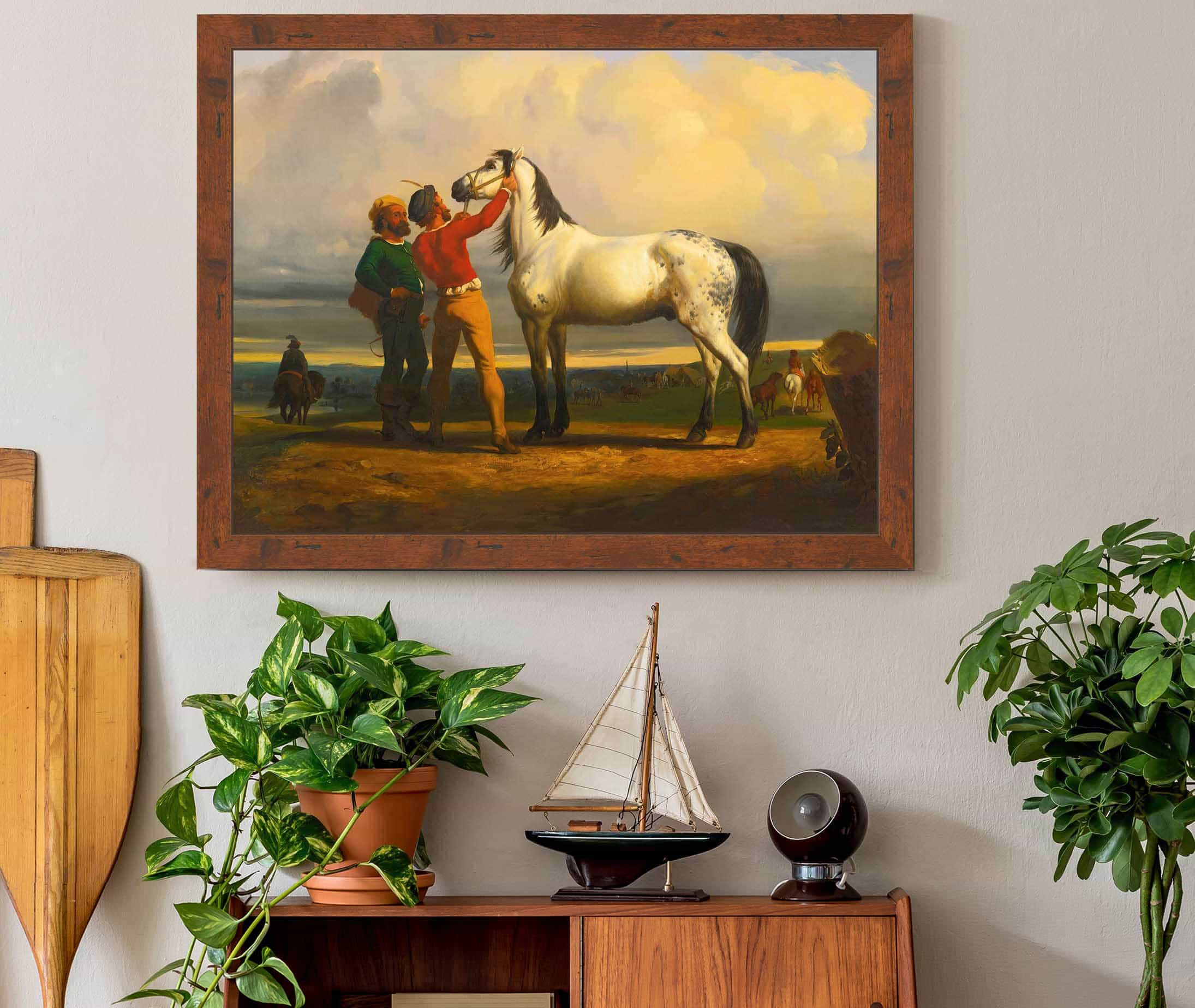 The Grey Horse At The Horse Fair by Rosa Bonheur - Image 3