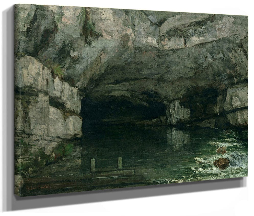 The Grotto Of The Loue By Jean Desire Gustave Courbet