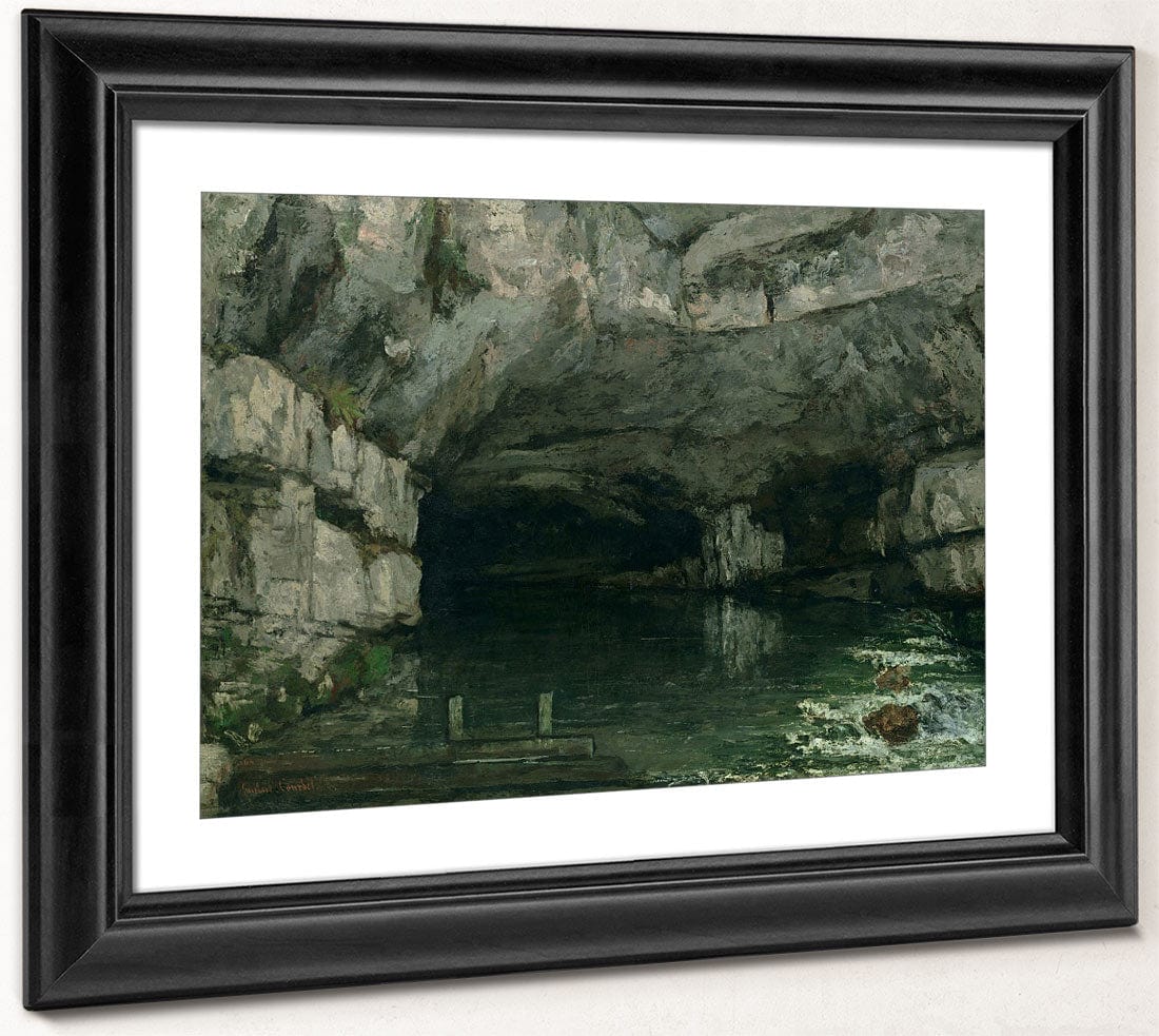 The Grotto Of The Loue By Jean Desire Gustave Courbet - Image 4