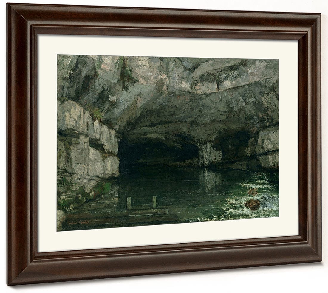 The Grotto Of The Loue By Jean Desire Gustave Courbet - Image 5