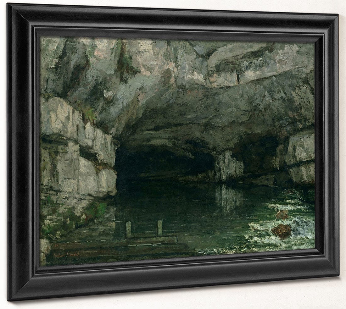 The Grotto Of The Loue By Jean Desire Gustave Courbet - Image 8
