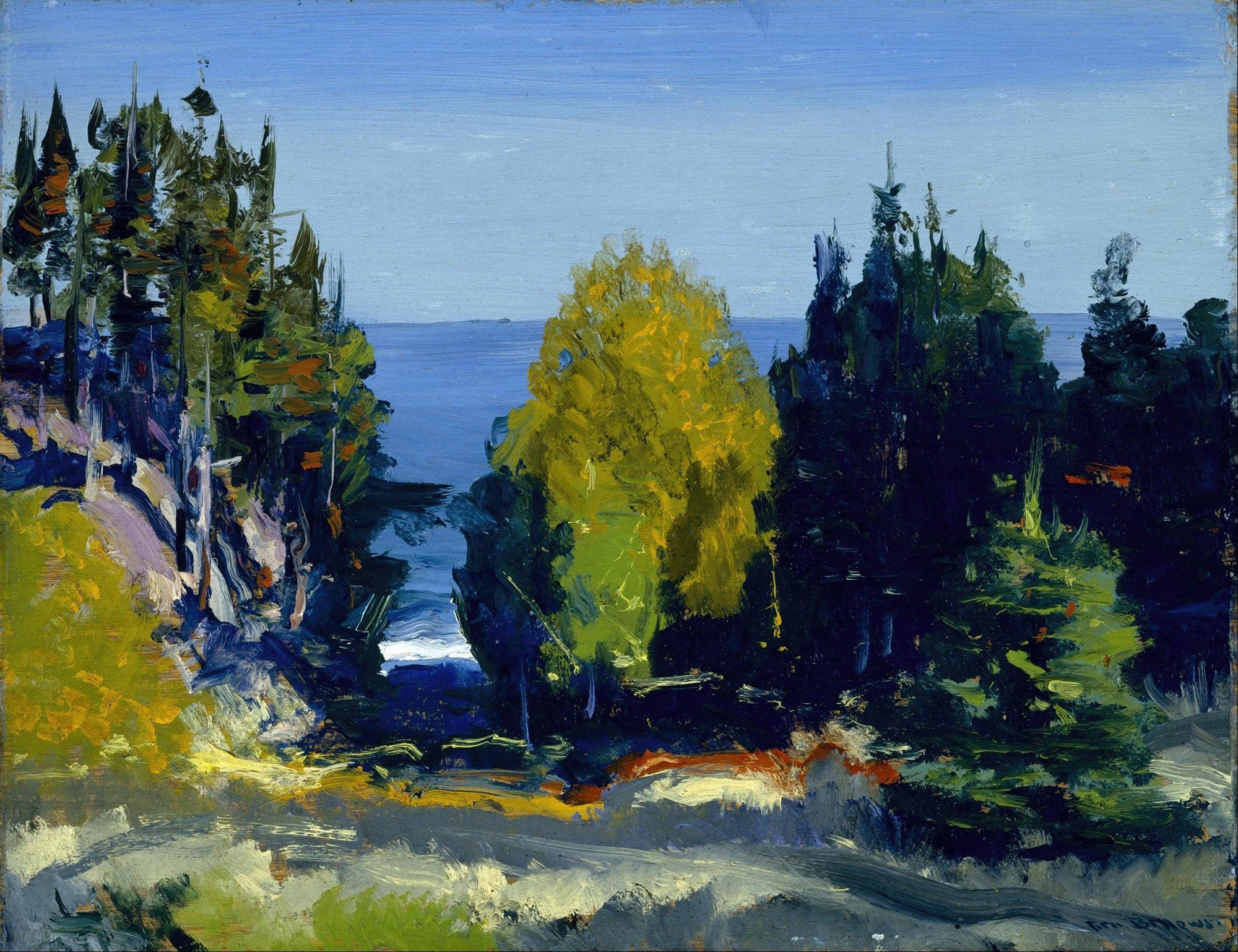 The Grove Monhegan by George Wesley Bellows - Image 2