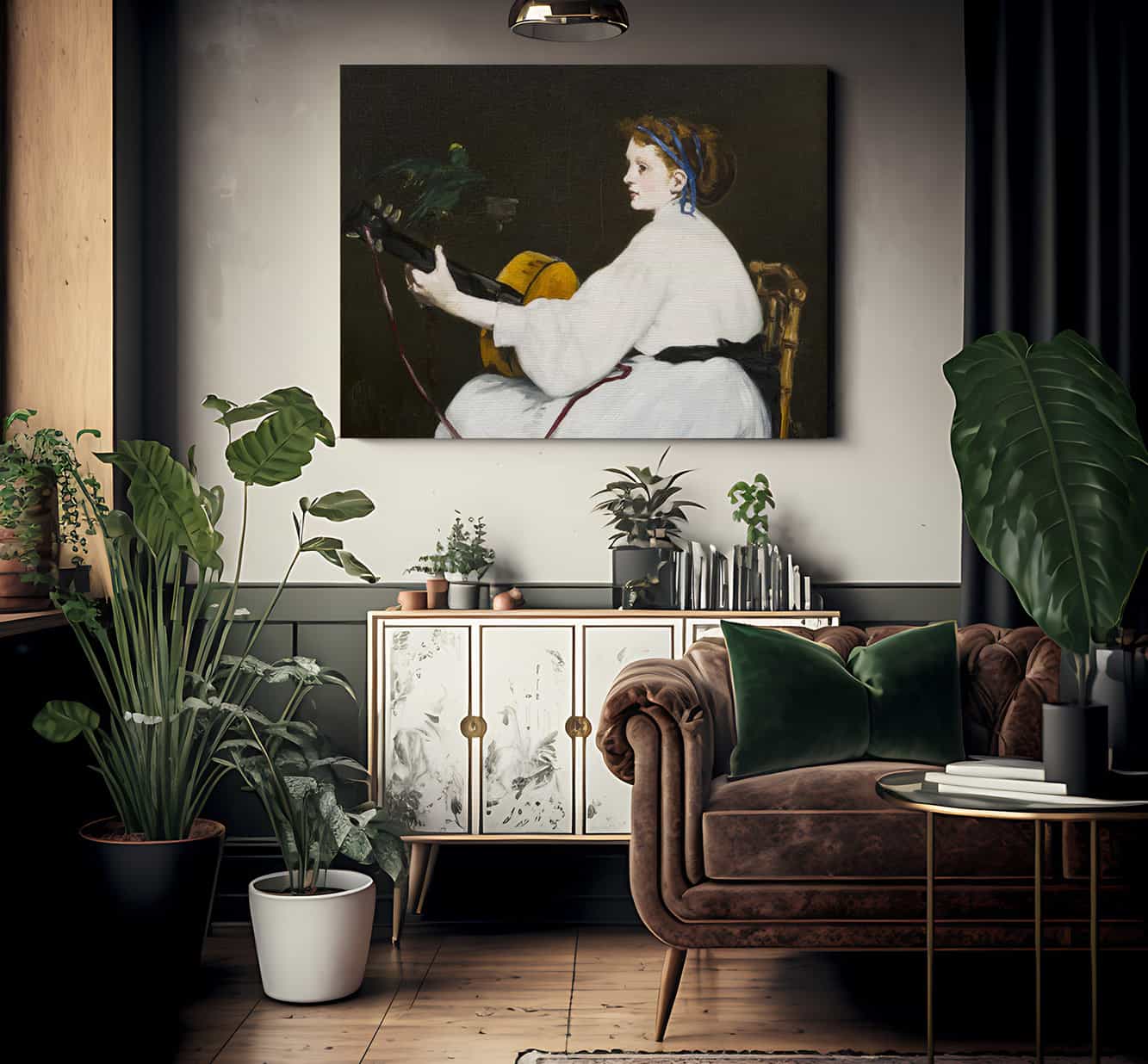 The Guitar Player By Edouard Manet - Image 2