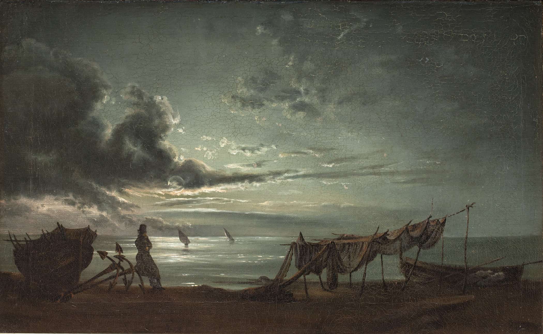 The Gulf Of Naples Moonlight by Johan Christian Dahl - Image 2