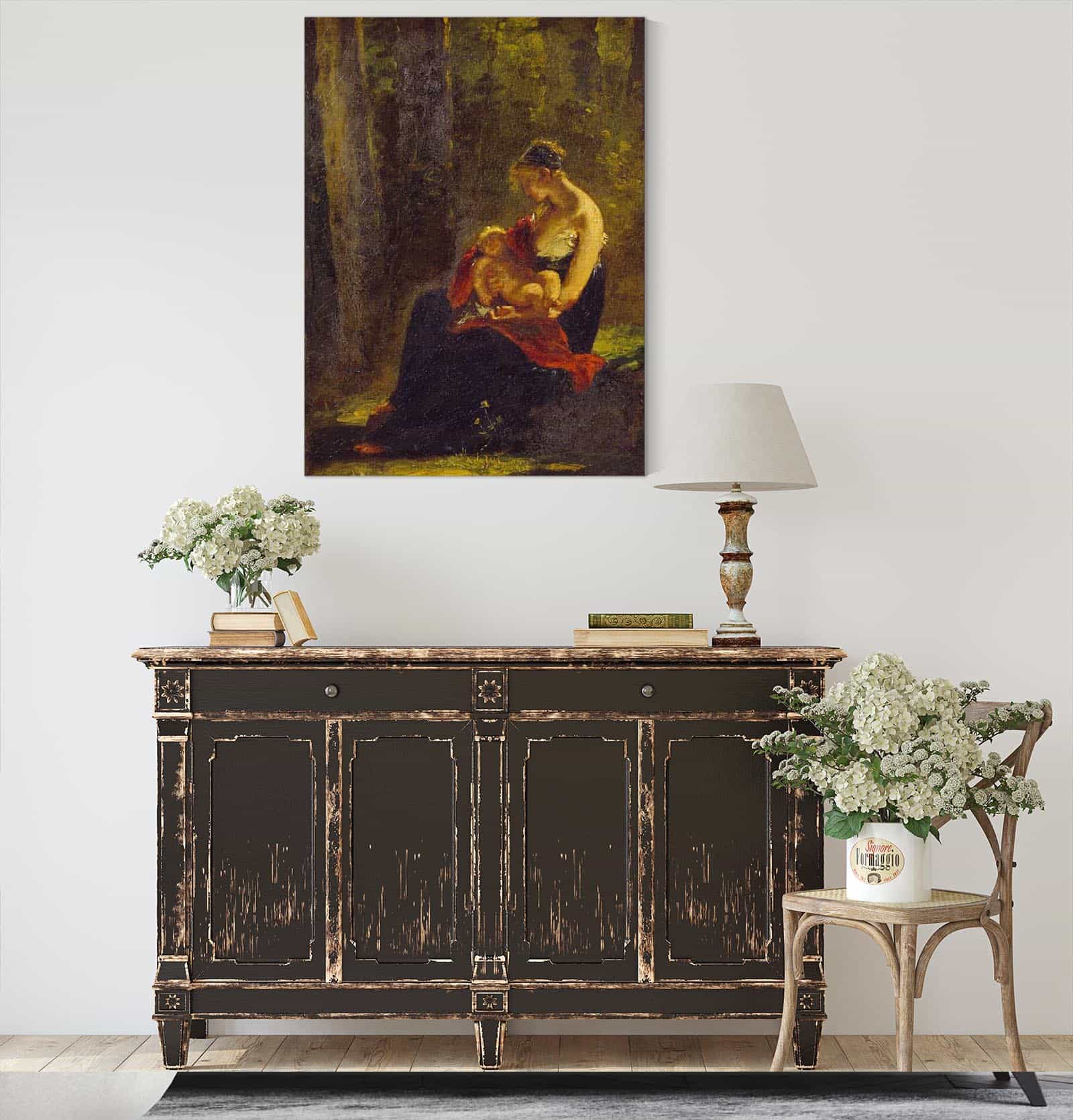 The Happy Mother by Pierre Paul Prudhon - Image 4