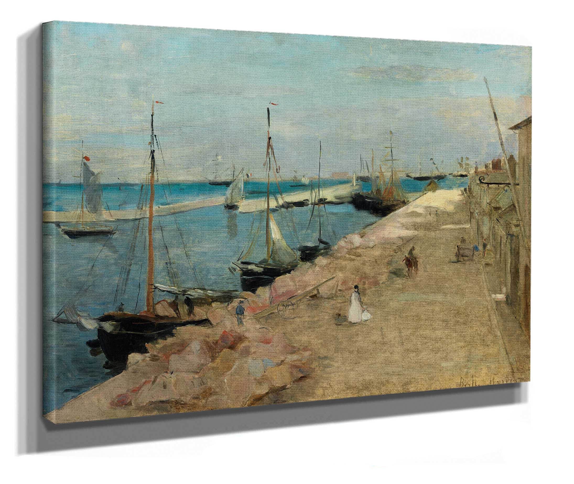 The Harbor At Cherbourg by Berthe Morisot - Image 2