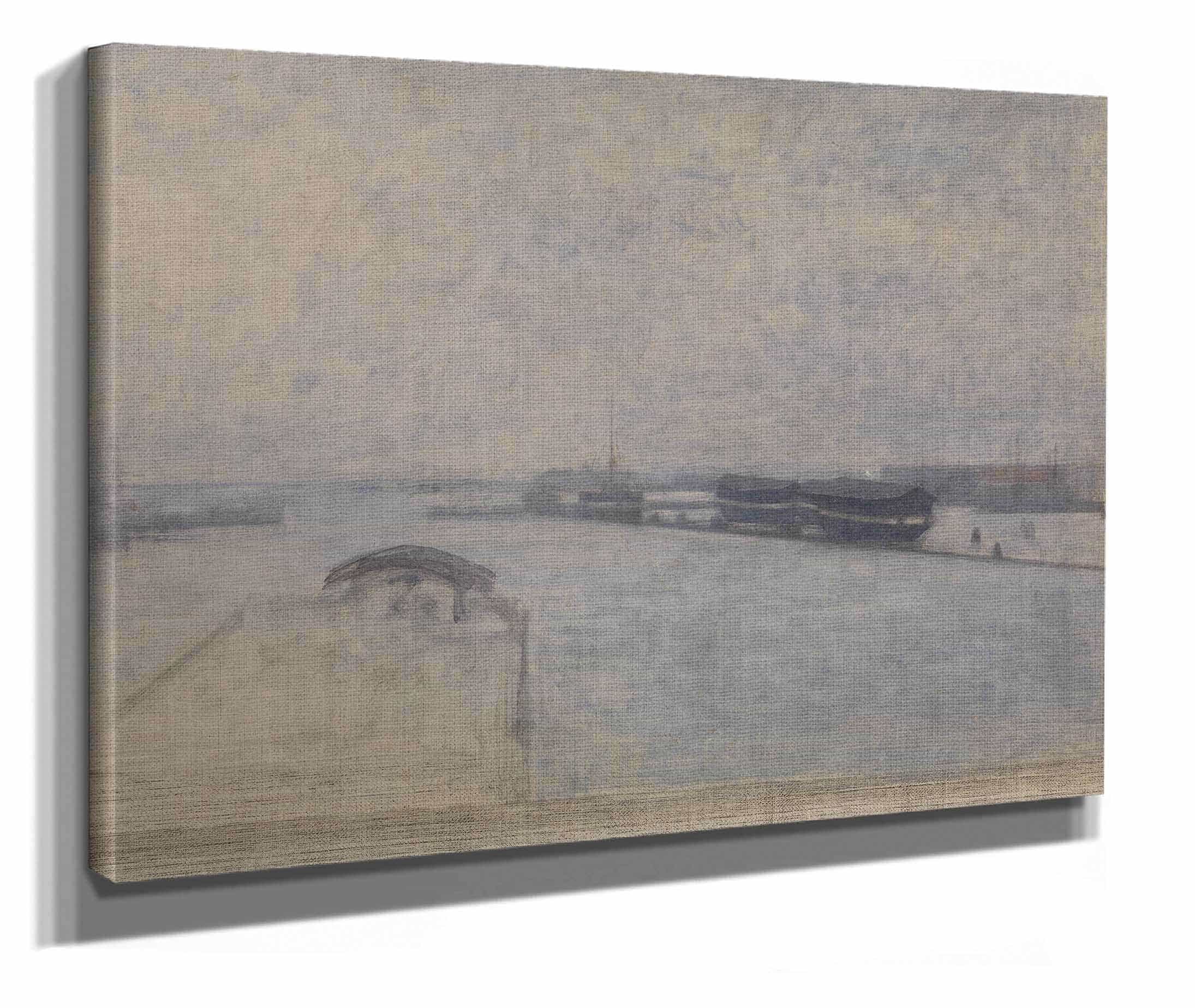 The Harbour Of Copenhagen Seen From Kvaesthusgade by Vilhelm Hammershoi - Image 2