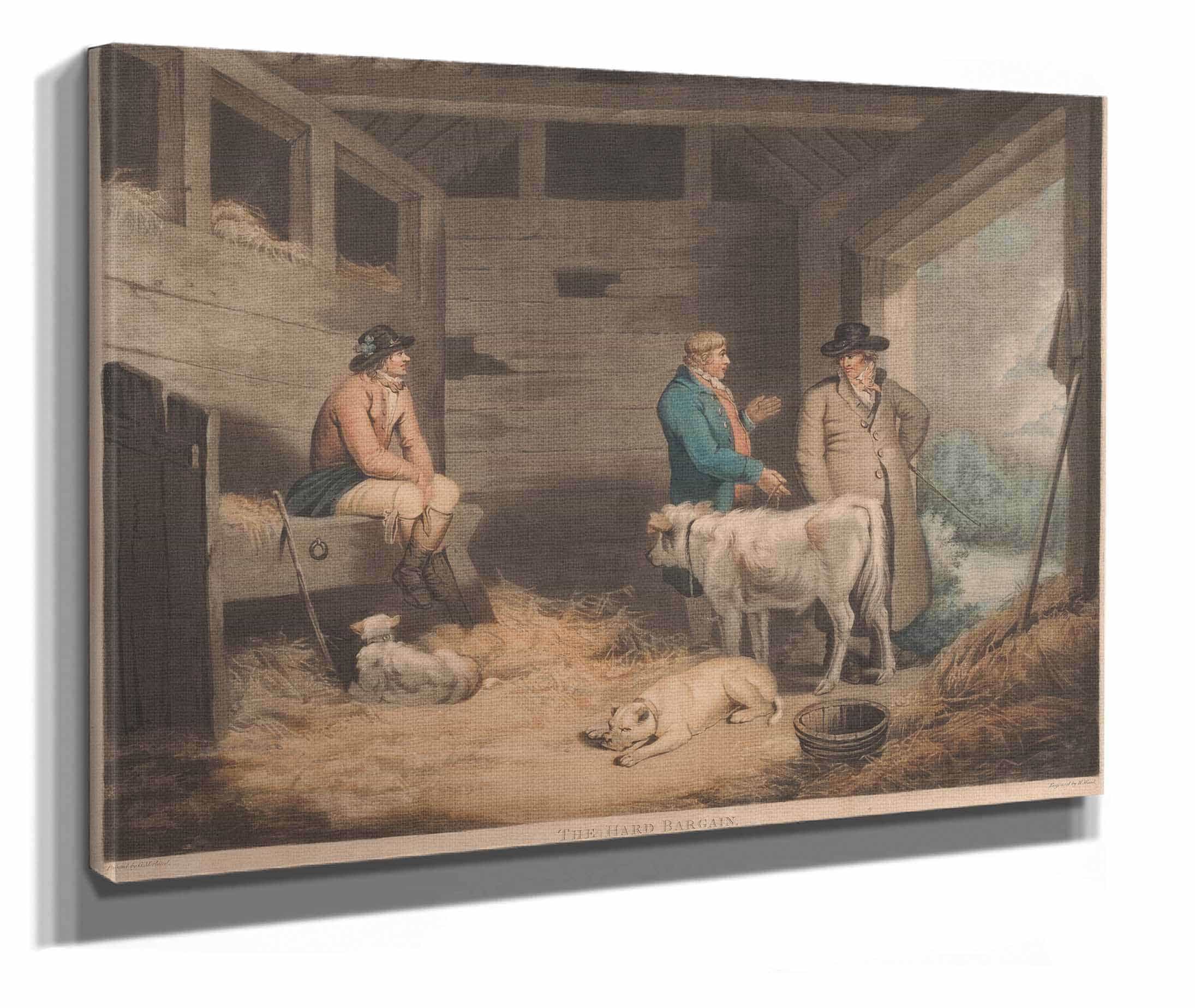 The Hard Bargain by George Morland