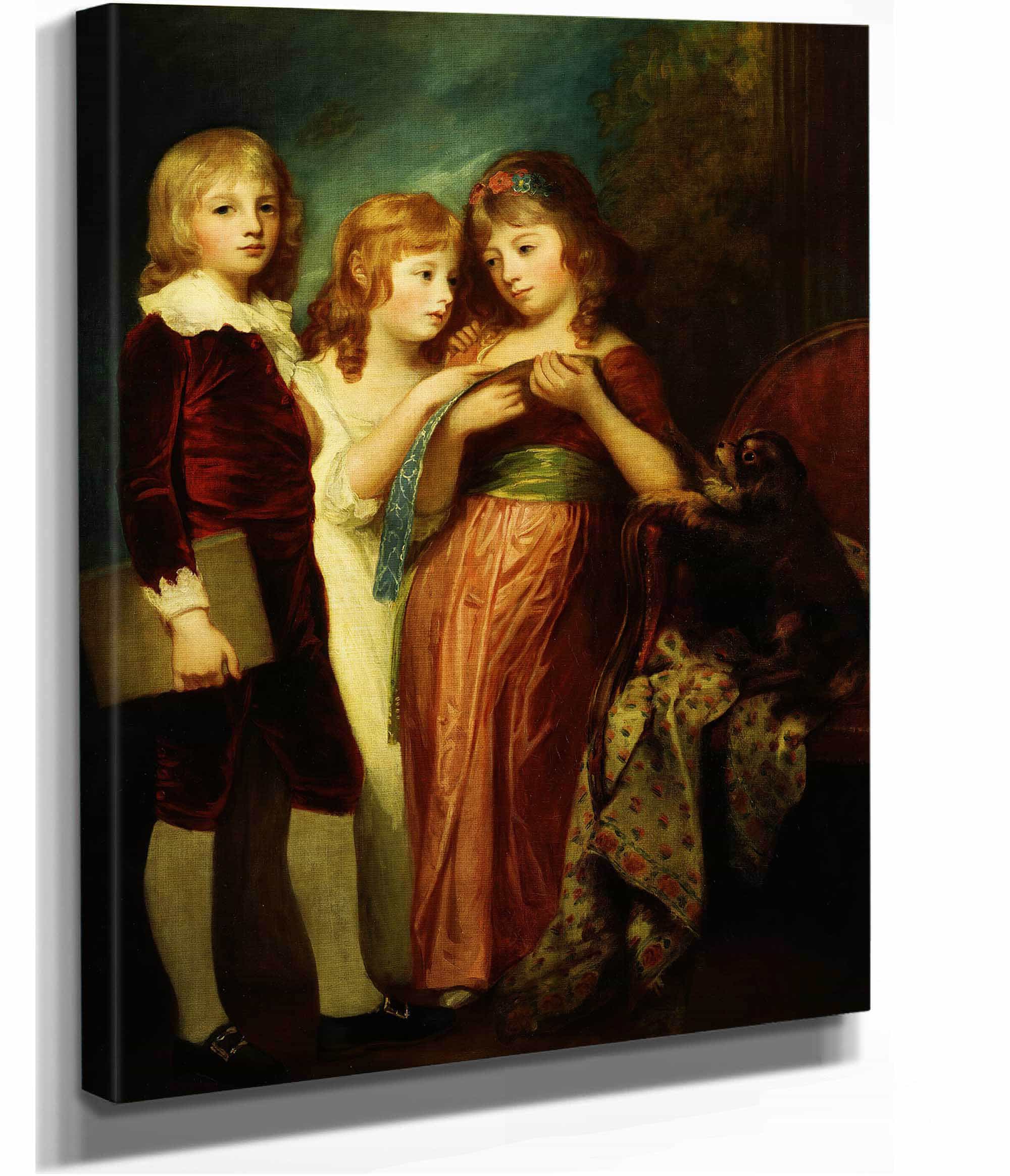 The Hartley Children Between And by George Romney - Image 2
