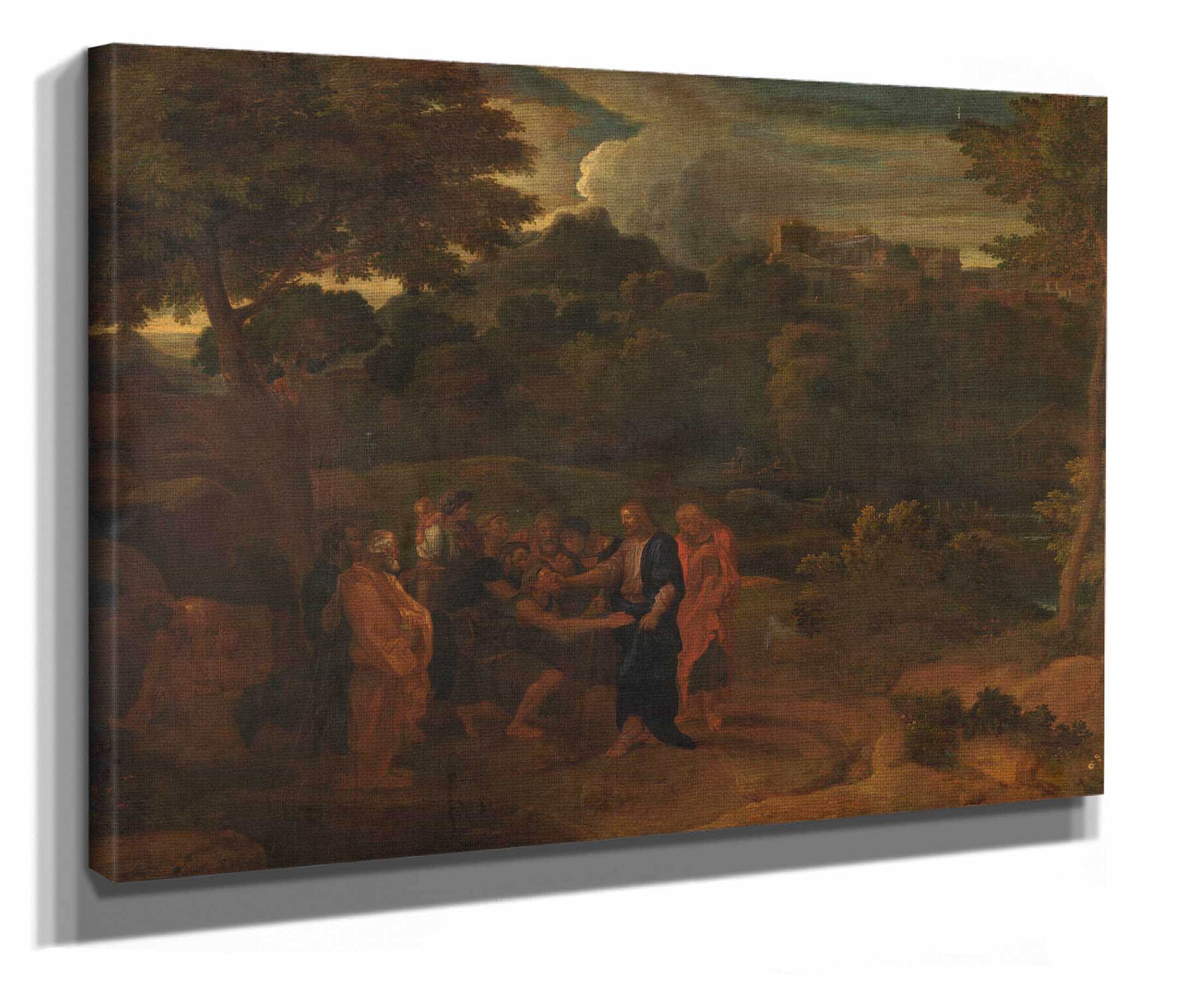 The Healing Of The Two Blind Men At Jericho by Nicolas Poussin - Image 2