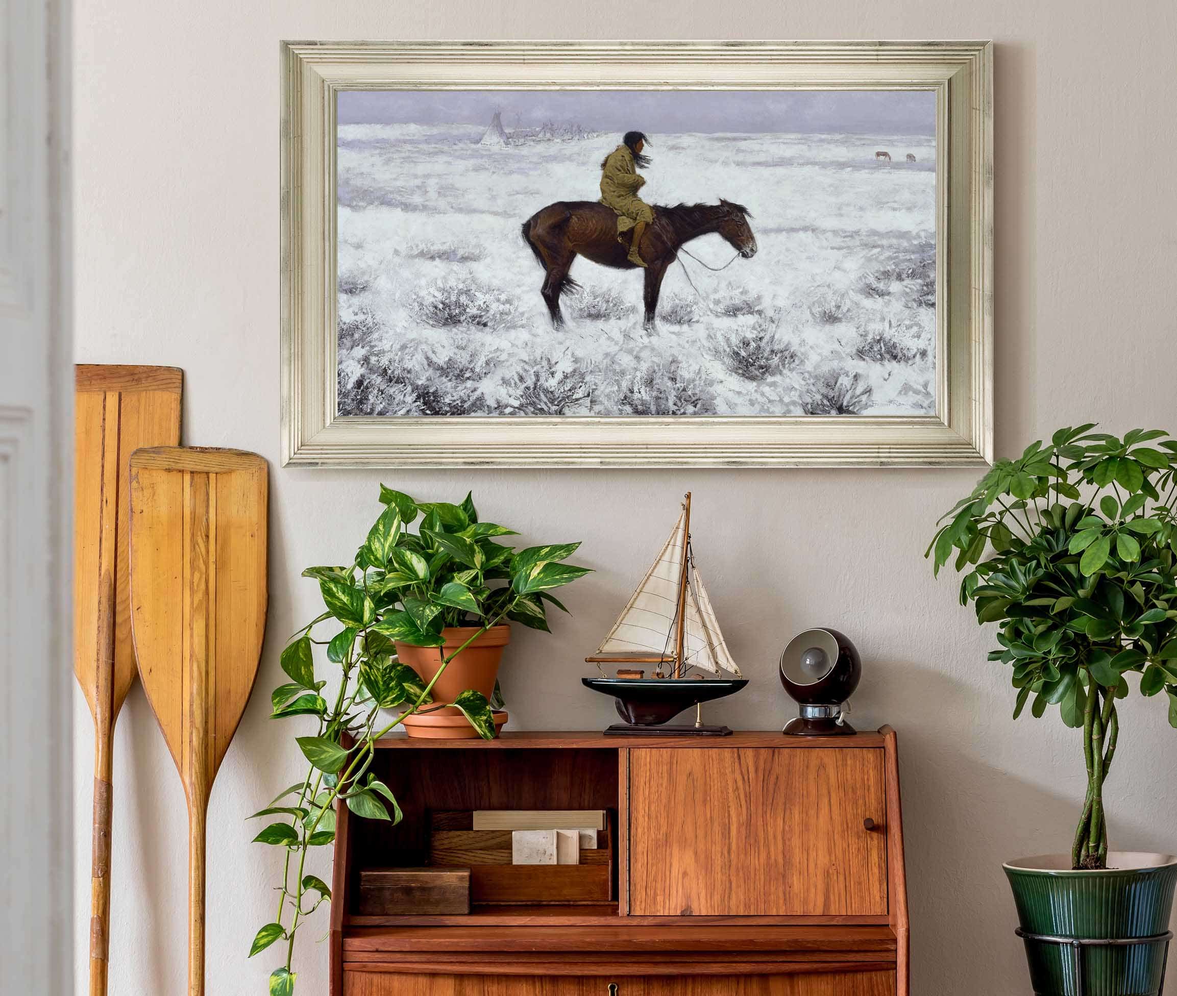 The Herd Boy by Frederic Remington - Image 6