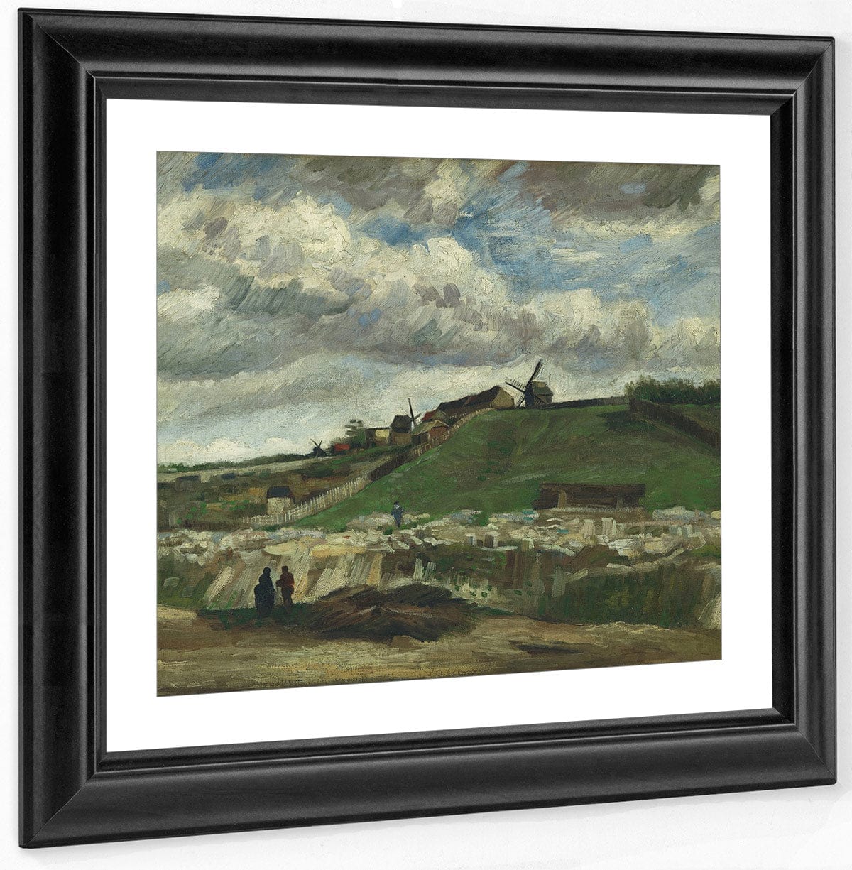 The Hill Of Montmartre With Stone Quarry Paris Jun Jul 1886 (La Colina De Montmartre Y La Cantera De Piedra Paris) By Vincent Van Gogh - Image 2