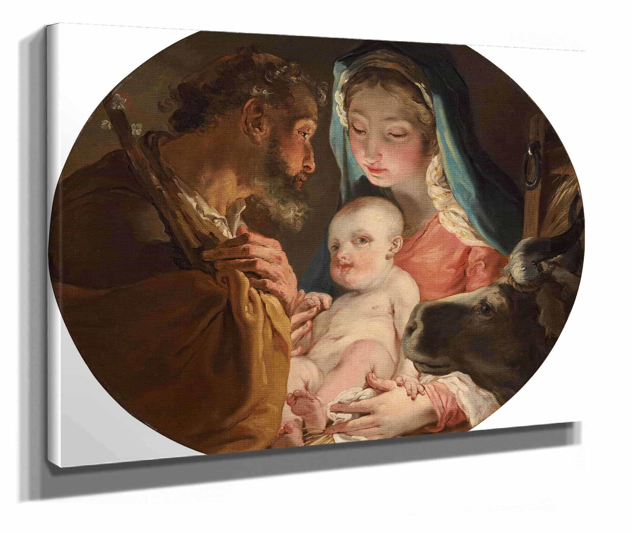 The Holy Family by Gaetano Gandolfi - Image 8