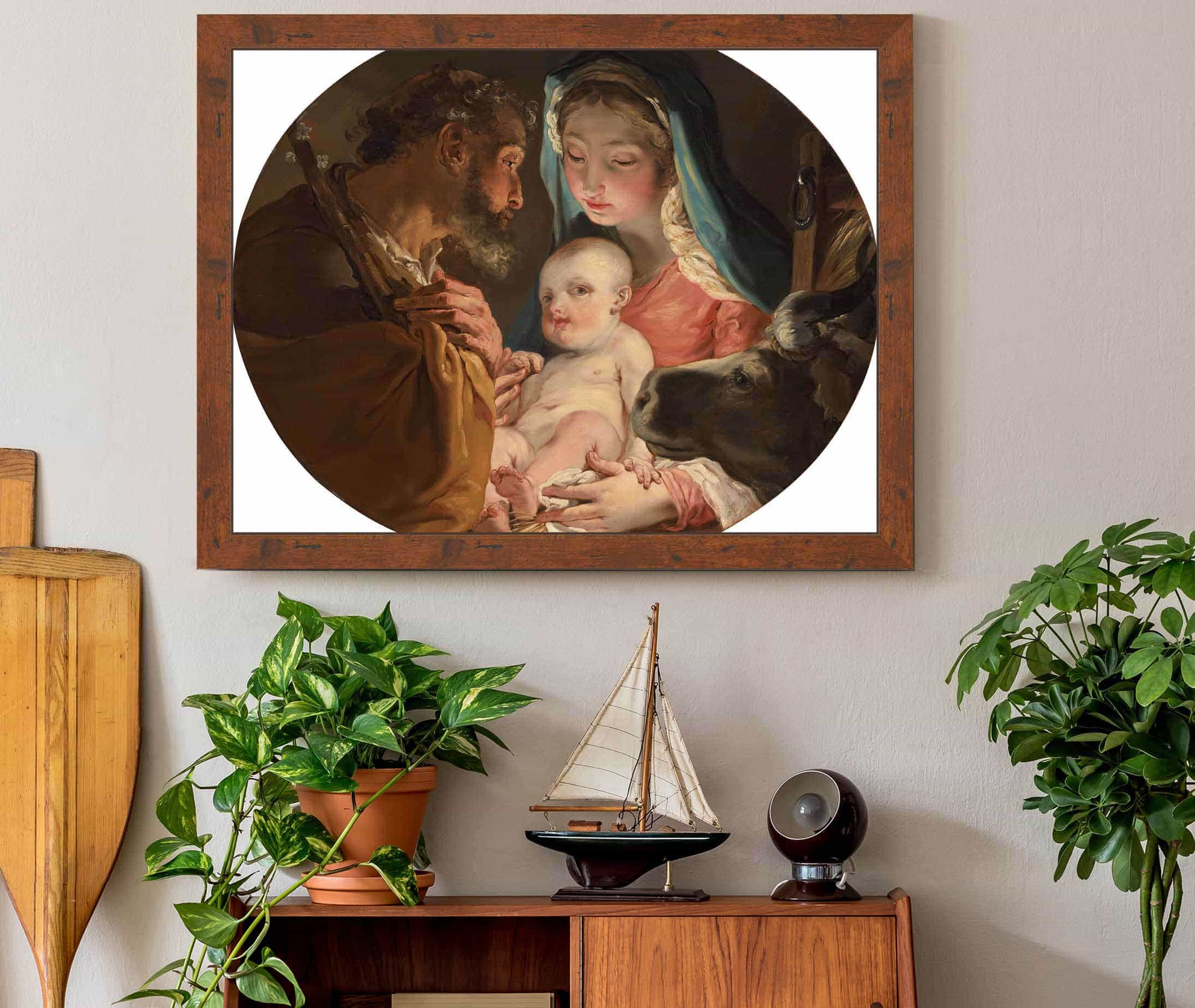 The Holy Family by Gaetano Gandolfi - Image 9