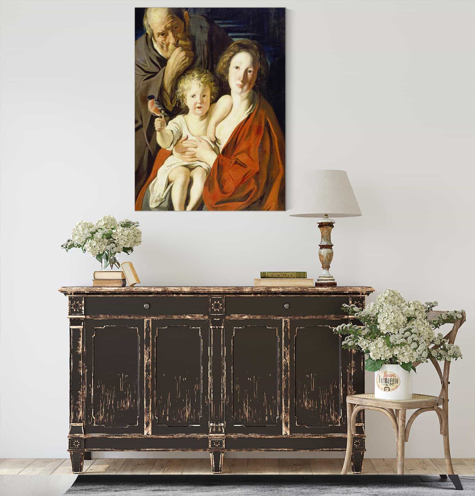 The Holy Family by Jacob Jordaens - Image 4
