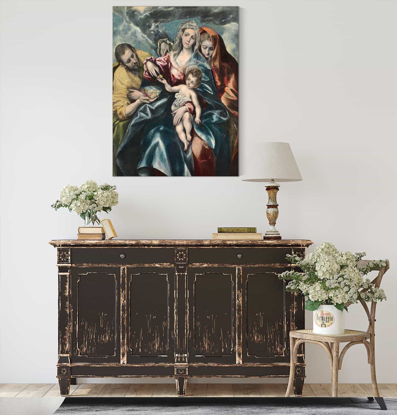 The Holy Family With Mary Magdalen by El Greco - Image 4