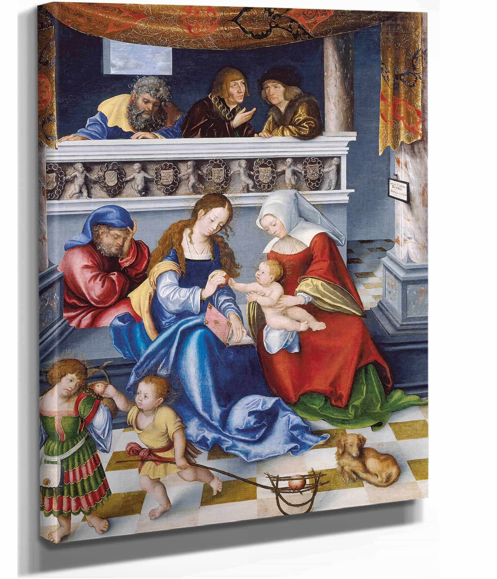 The Holy Kinship by Lucas Cranach The Elder - Image 2
