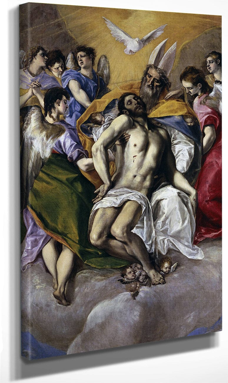The Holy Trinity 1579 1 By El Greco