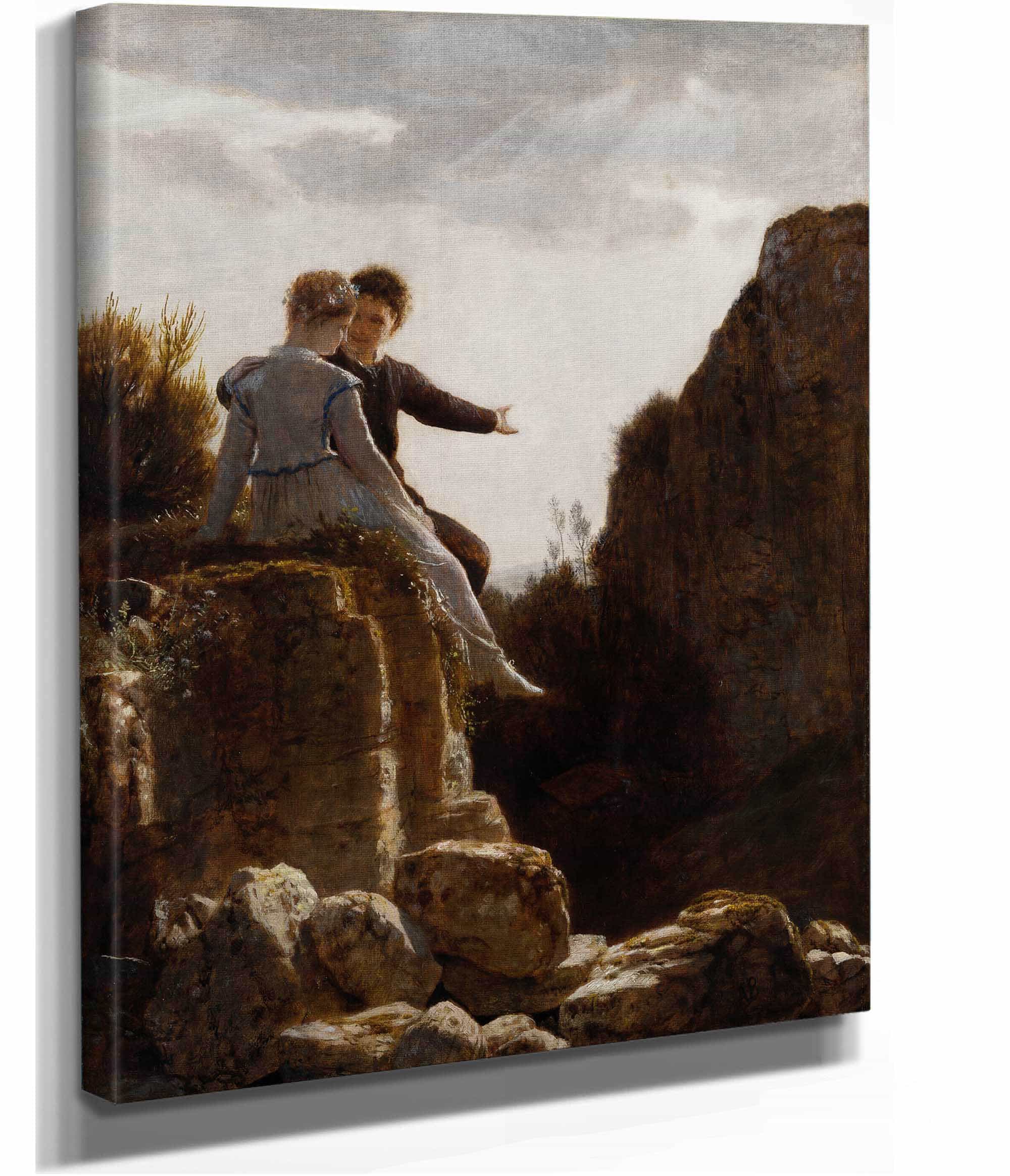 The Honeymoon by Arnold Bocklin - Image 2