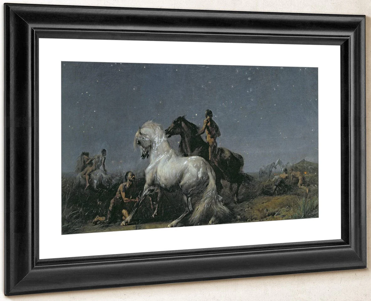 The Horse Thieves By Ferdinand Victor Eugene Delacroix - Image 4