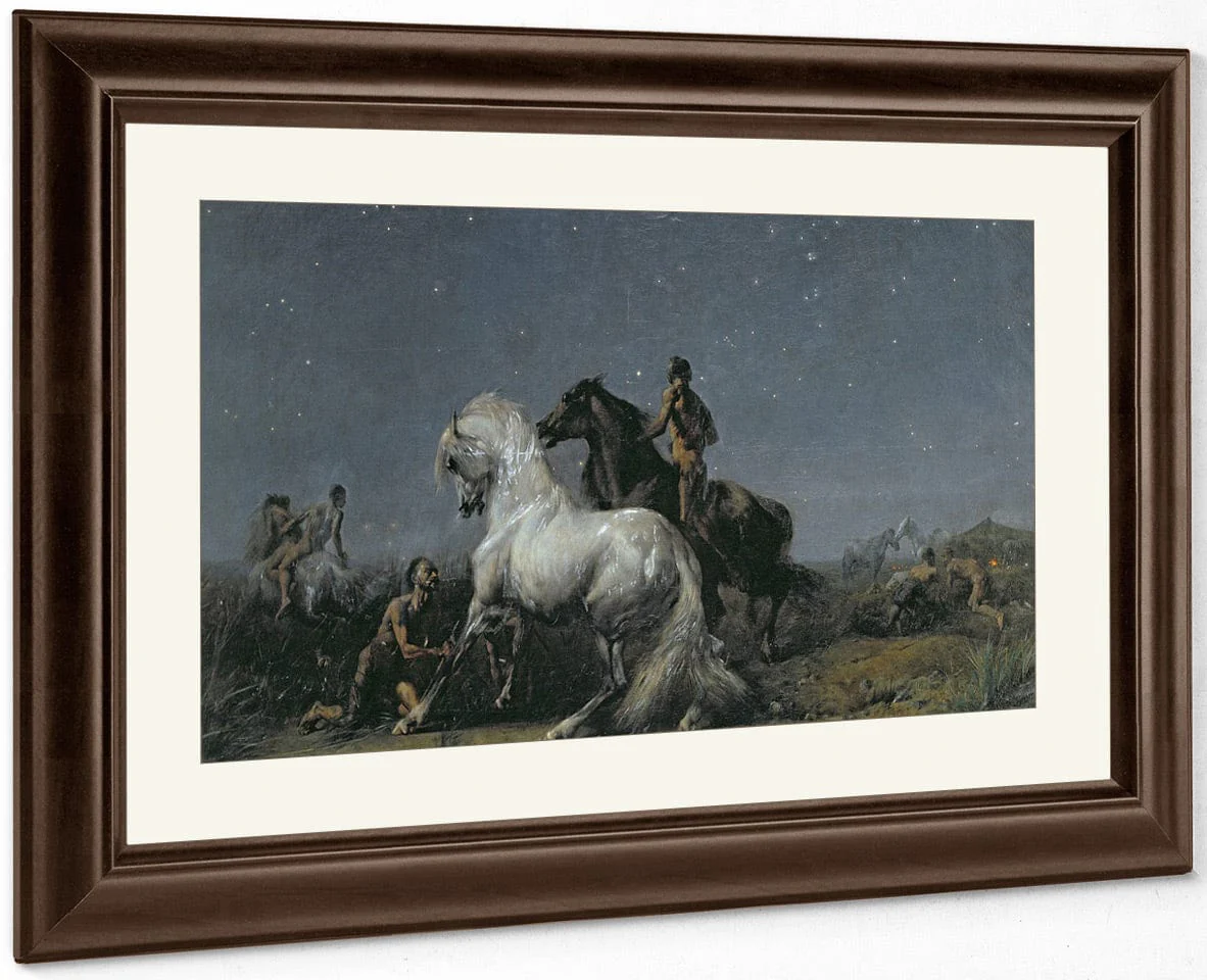 The Horse Thieves By Ferdinand Victor Eugene Delacroix - Image 5