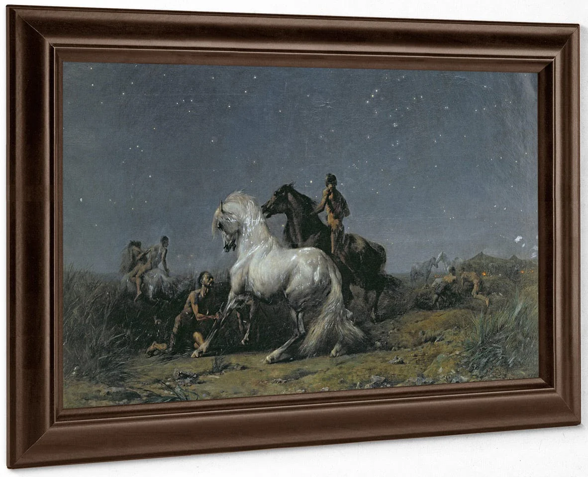 The Horse Thieves By Ferdinand Victor Eugene Delacroix - Image 6