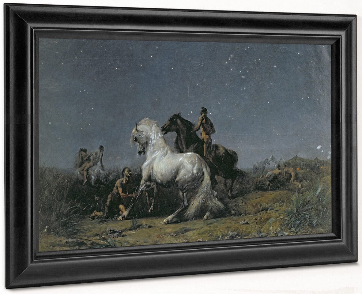 The Horse Thieves By Ferdinand Victor Eugene Delacroix - Image 8