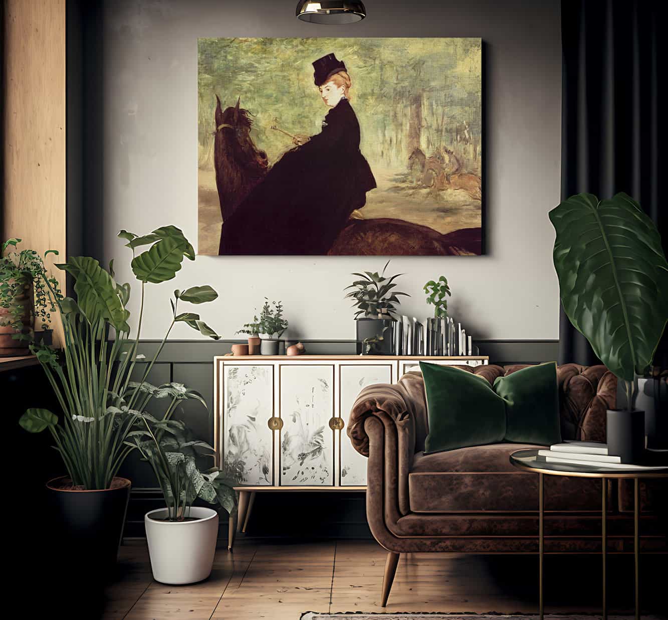 The Horsewoman By Edouard Manet - Image 2