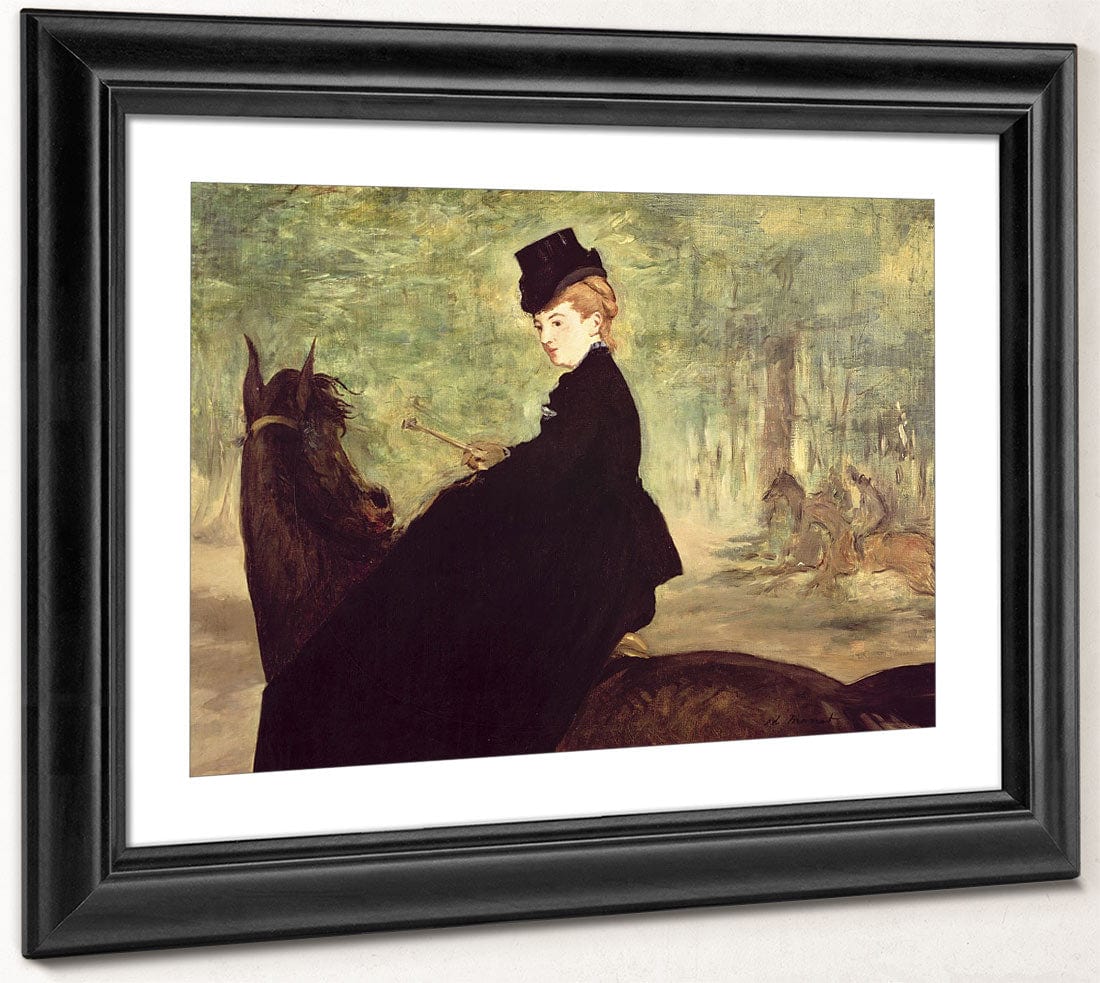 The Horsewoman By Edouard Manet - Image 4