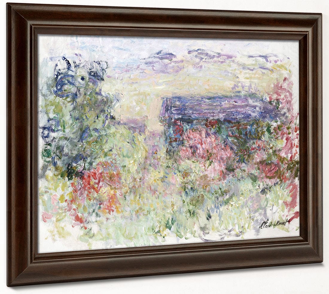 The House Through The Roses By Claude Monet - Image 6