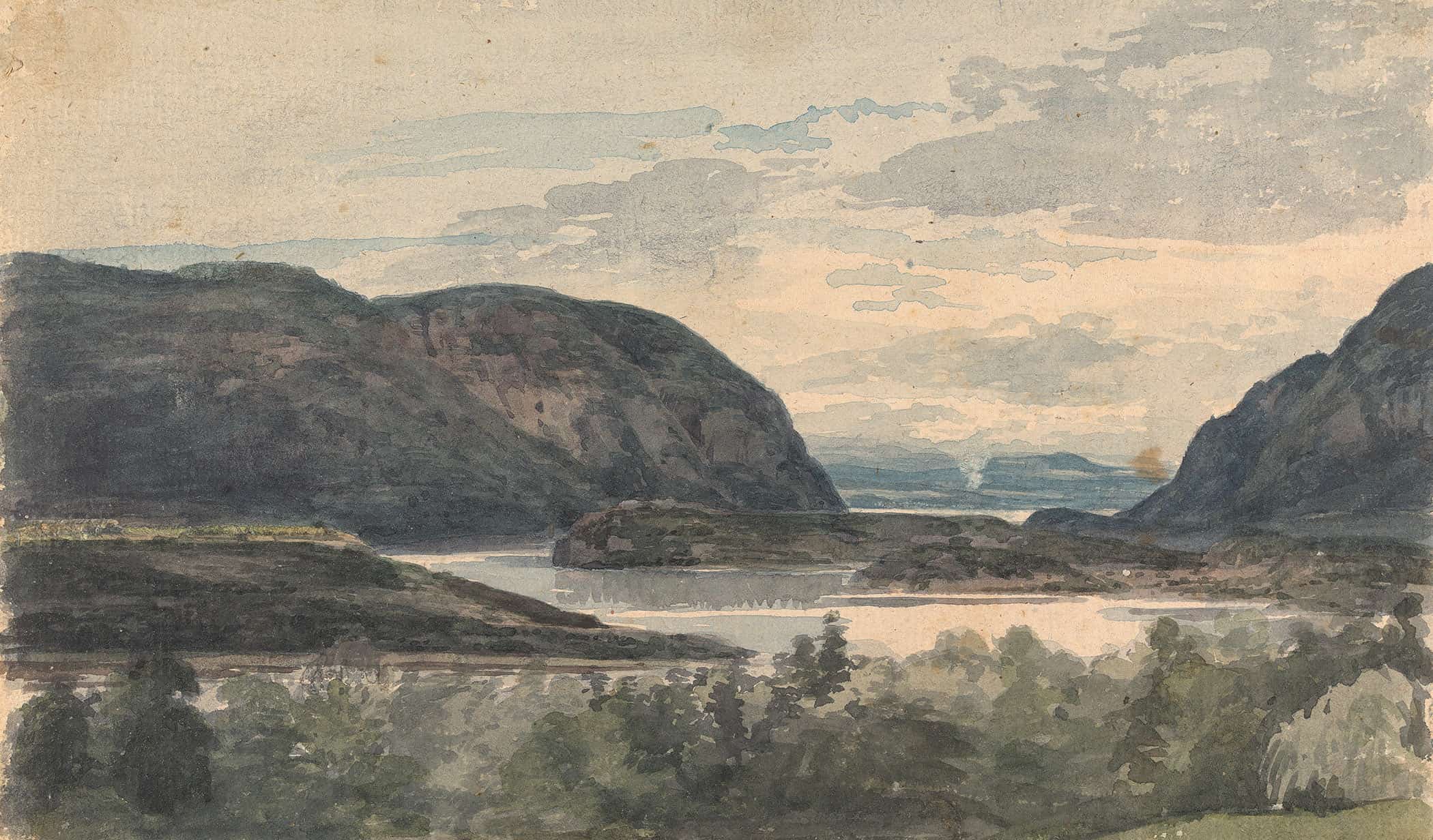 The Hudson From Phillips by Thomas Sully - Image 2