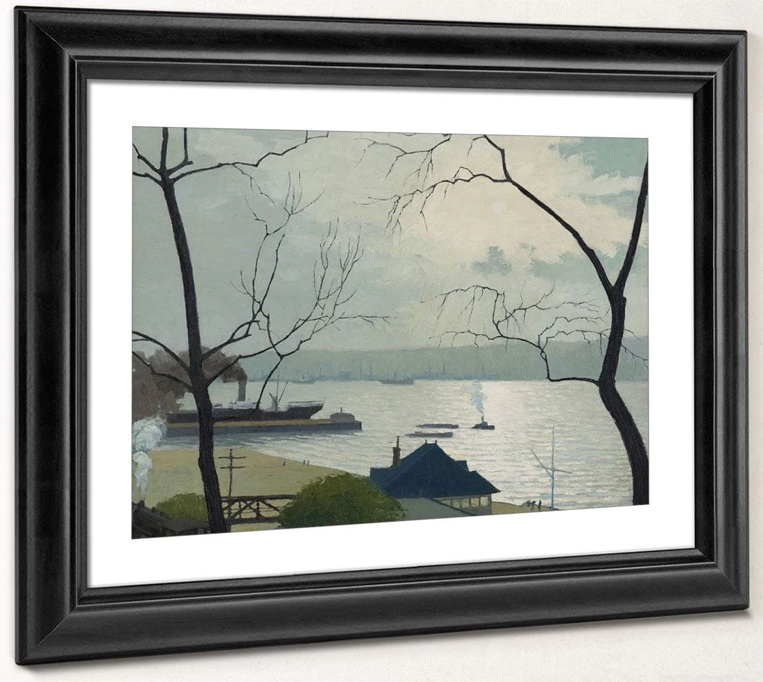 The Hudson From Riverside Drive By George Ault - Image 4