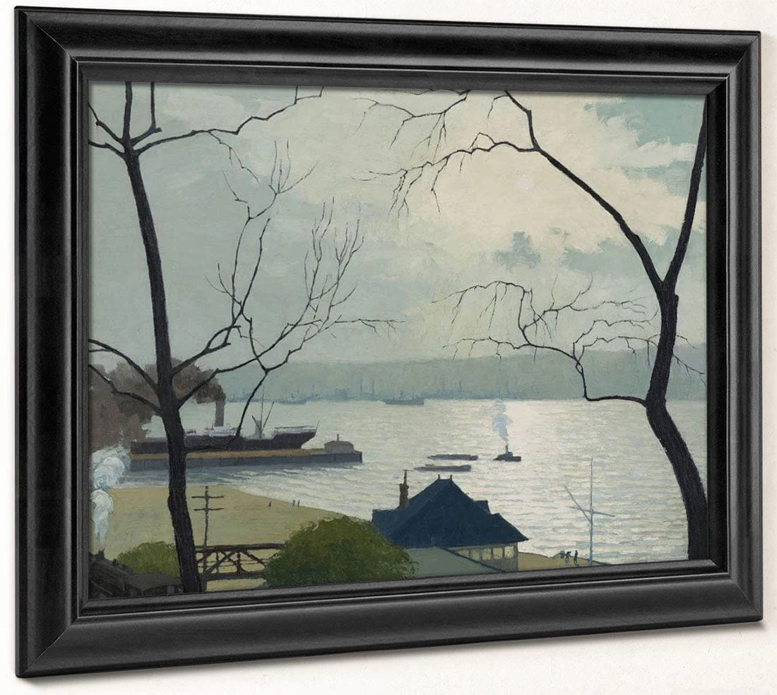 The Hudson From Riverside Drive By George Ault - Image 8