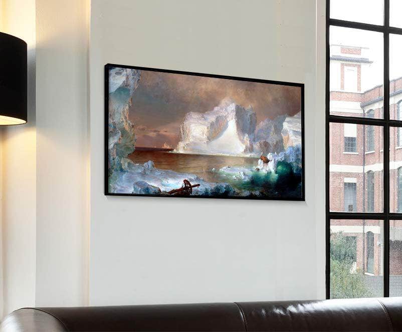 The Icebergs Painting Frederic Edwin Church Canvas Art - Image 4