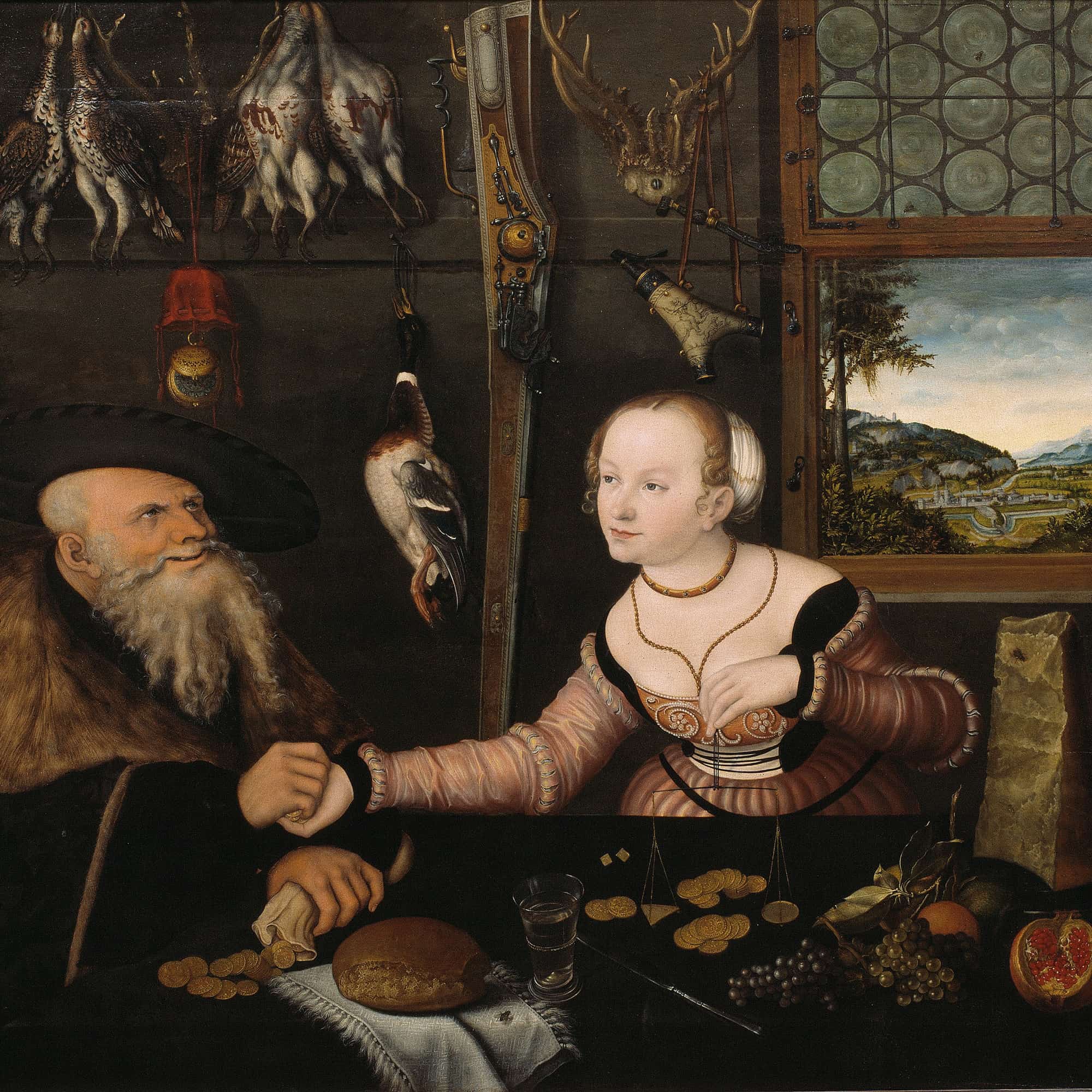 The Ill Matched Couple by Lucas Cranach The Elder - Image 5