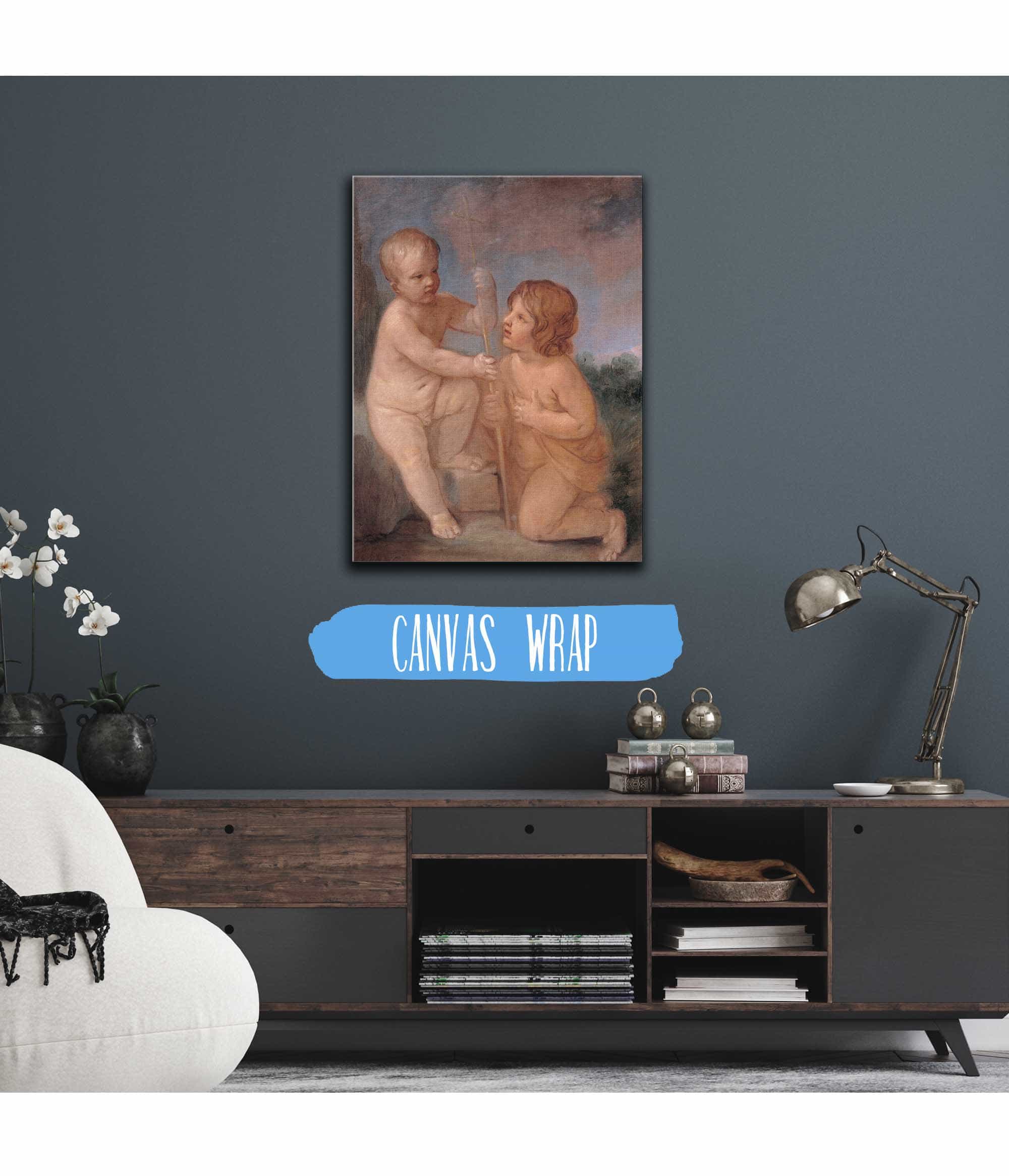 The Infant Jesus And St John Between And by Guido Reni - Image 3