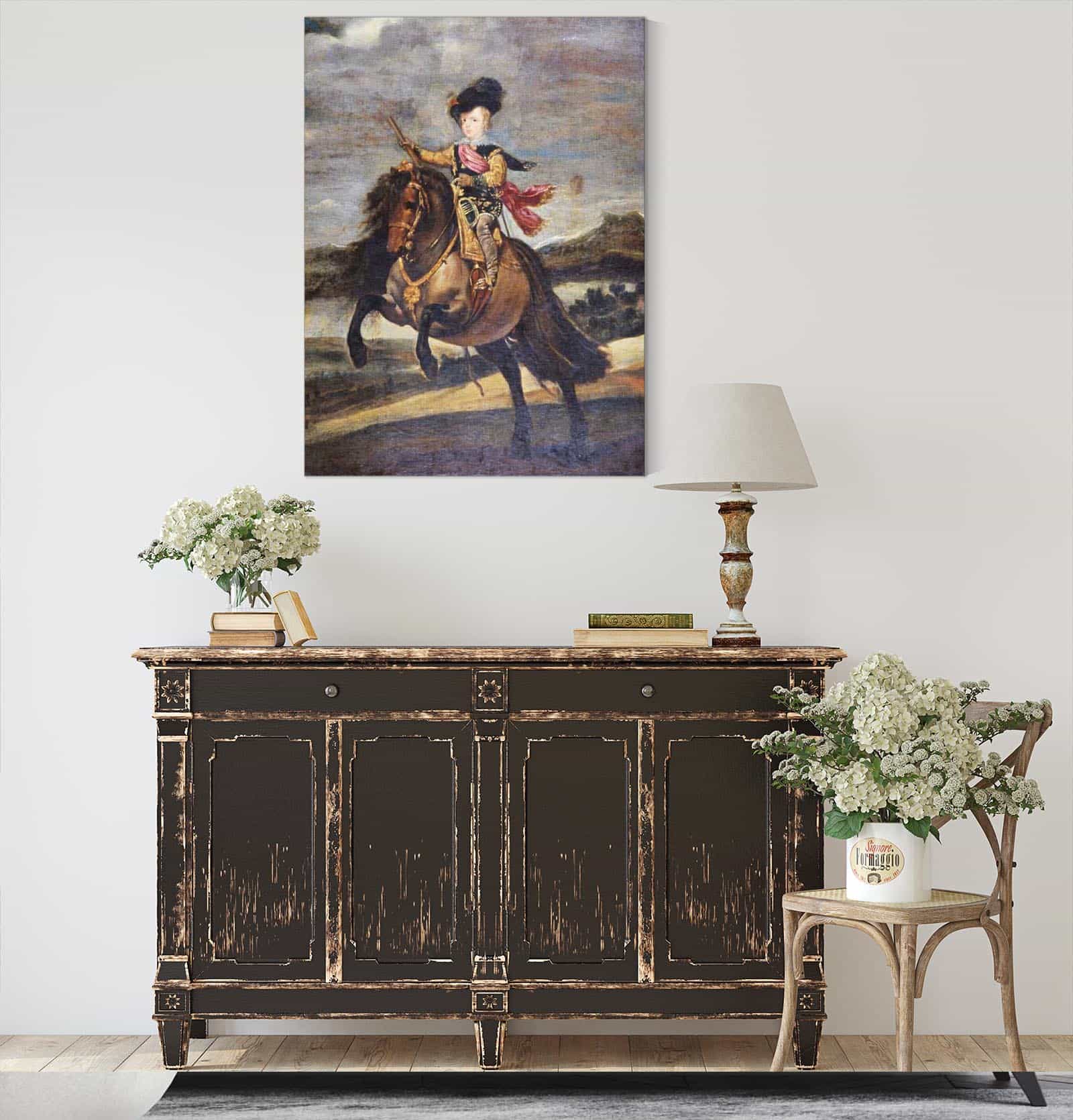 The Infante Baltasar Carlos On Horseback by Diego Velazquez - Image 4